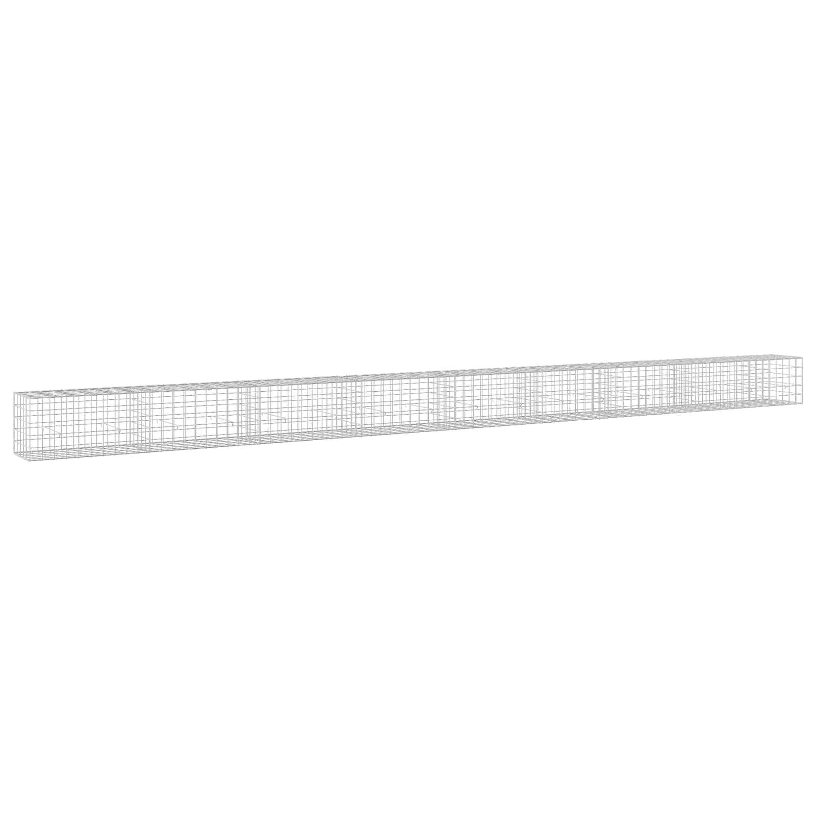 Gabion z žico 5 mm in mrežo 10x10 cm 850x50x50 cm