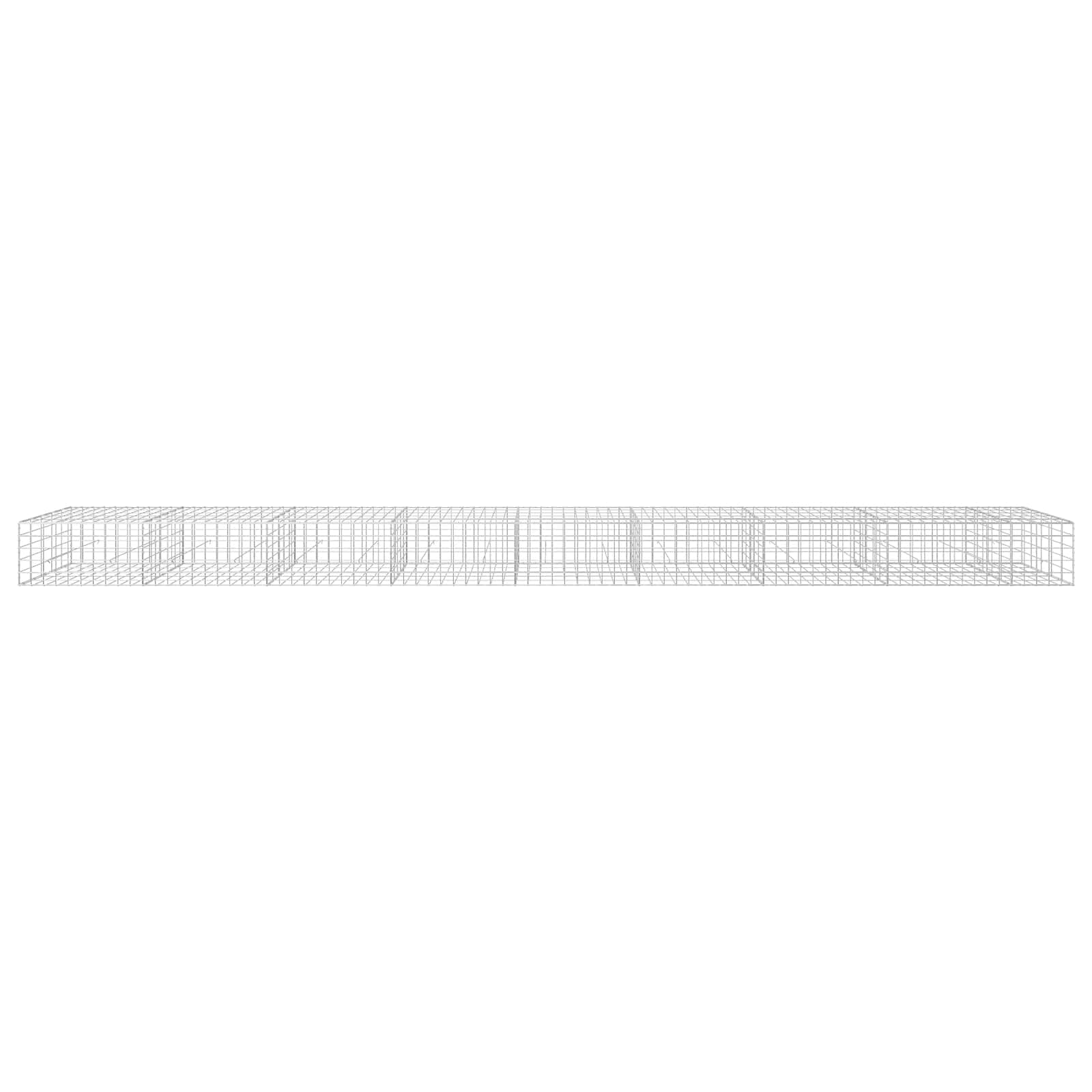Gabion z žico 5 mm in mrežo 10x10 cm 850x50x50 cm