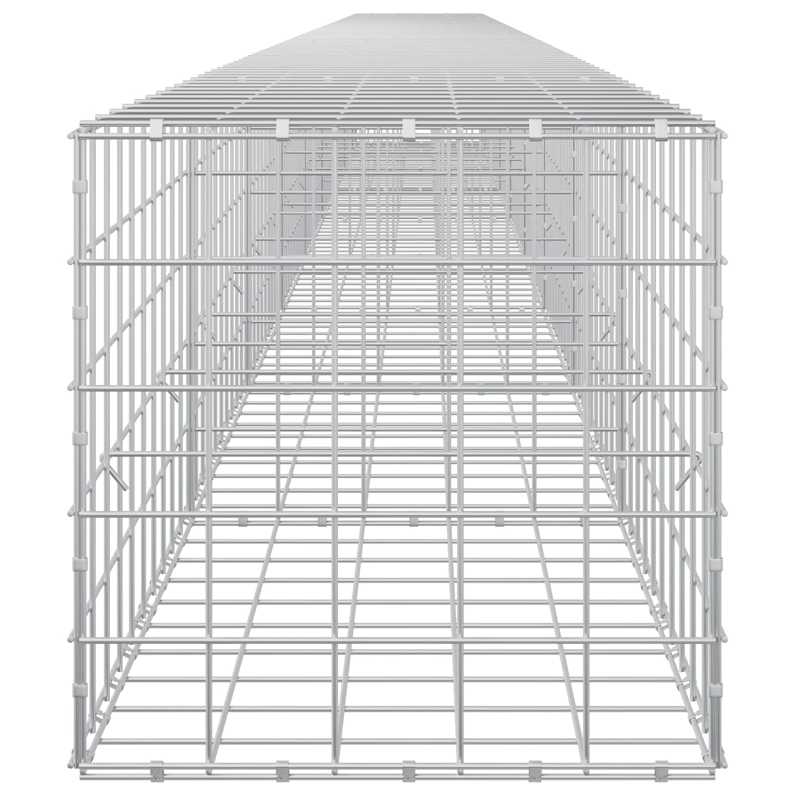 Gabion z žico 5 mm in mrežo 10x10 cm 850x50x50 cm