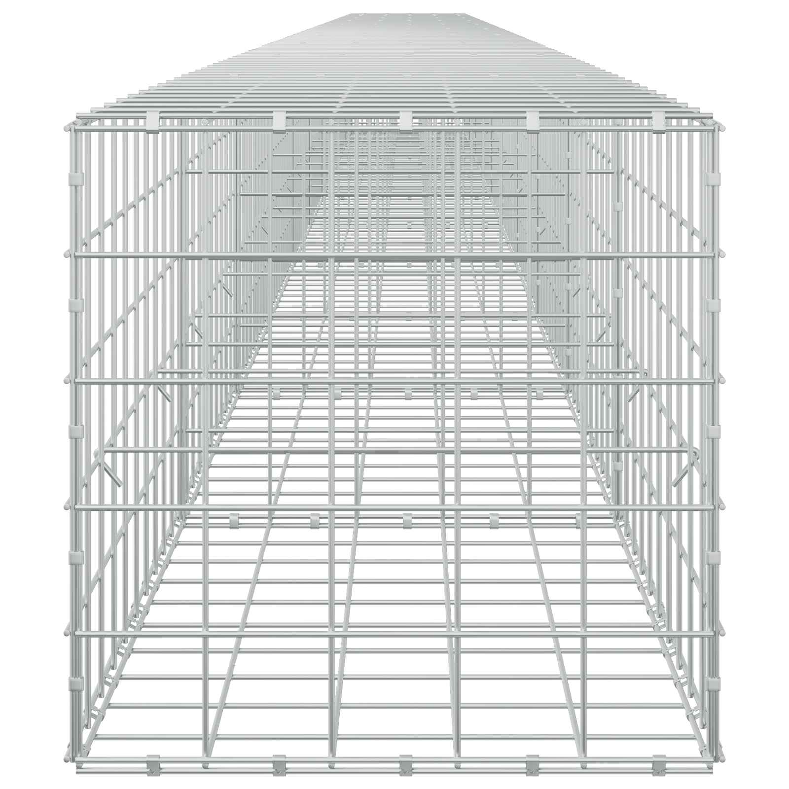 Gabion z žico 5 mm in mrežo 10x10 cm 1000x50x50 cm