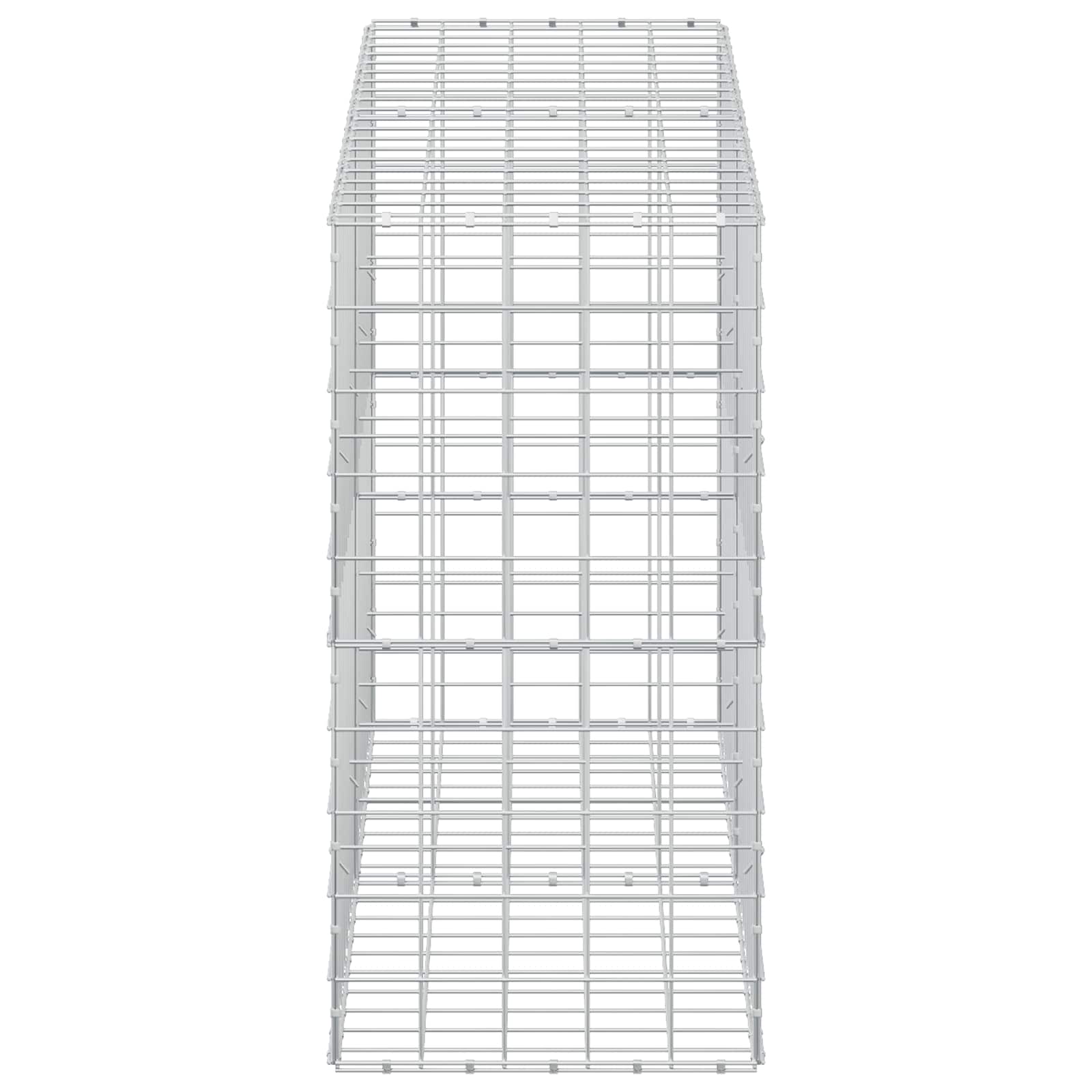 Gabion z žico 5 mm in mrežo 10x10 cm 200x50x100 cm