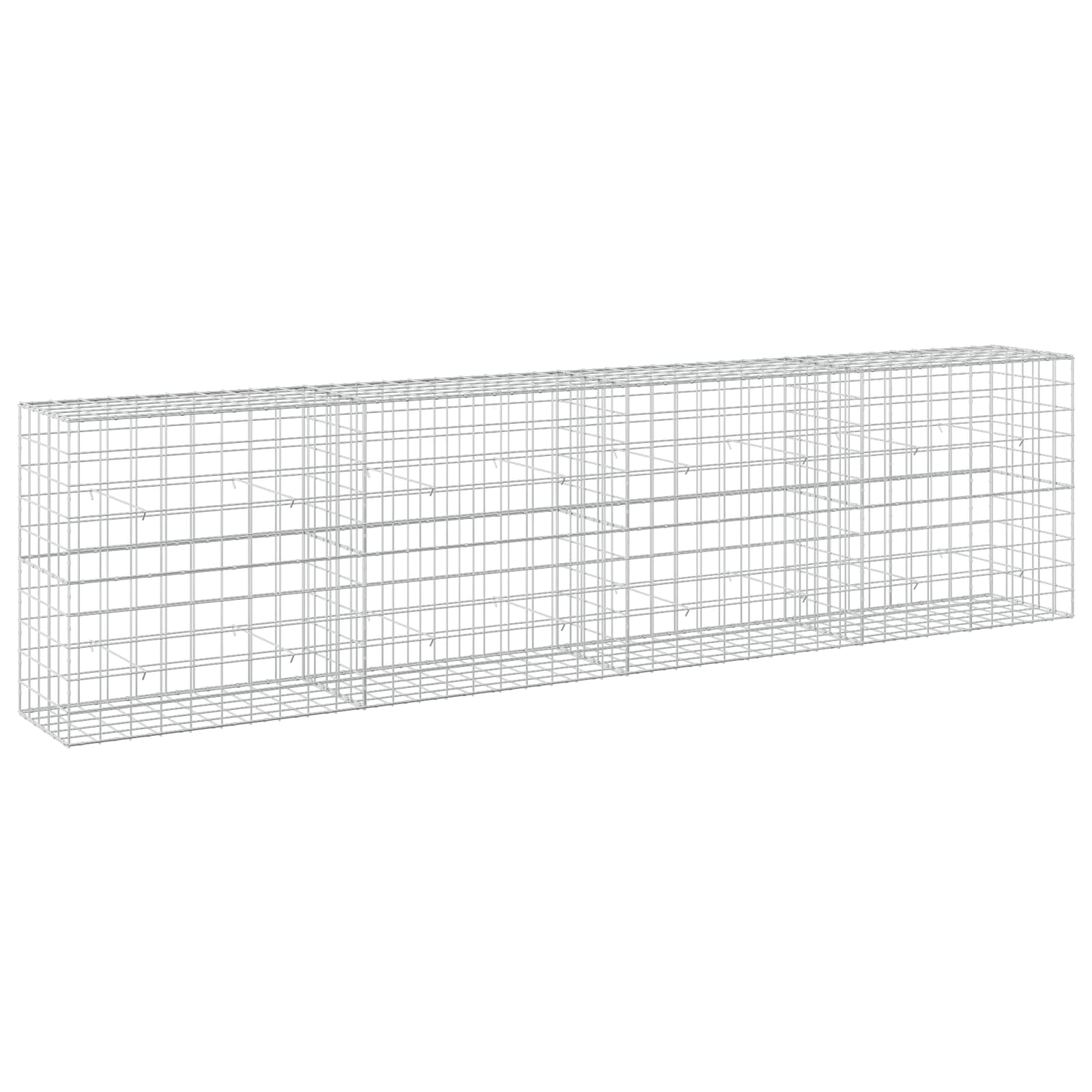 Gabion z žico 5 mm in mrežo 10x10 cm 400x50x100 cm
