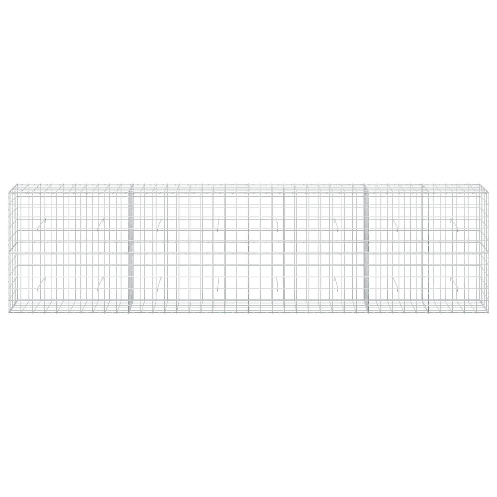 Gabion z žico 5 mm in mrežo 10x10 cm 400x50x100 cm