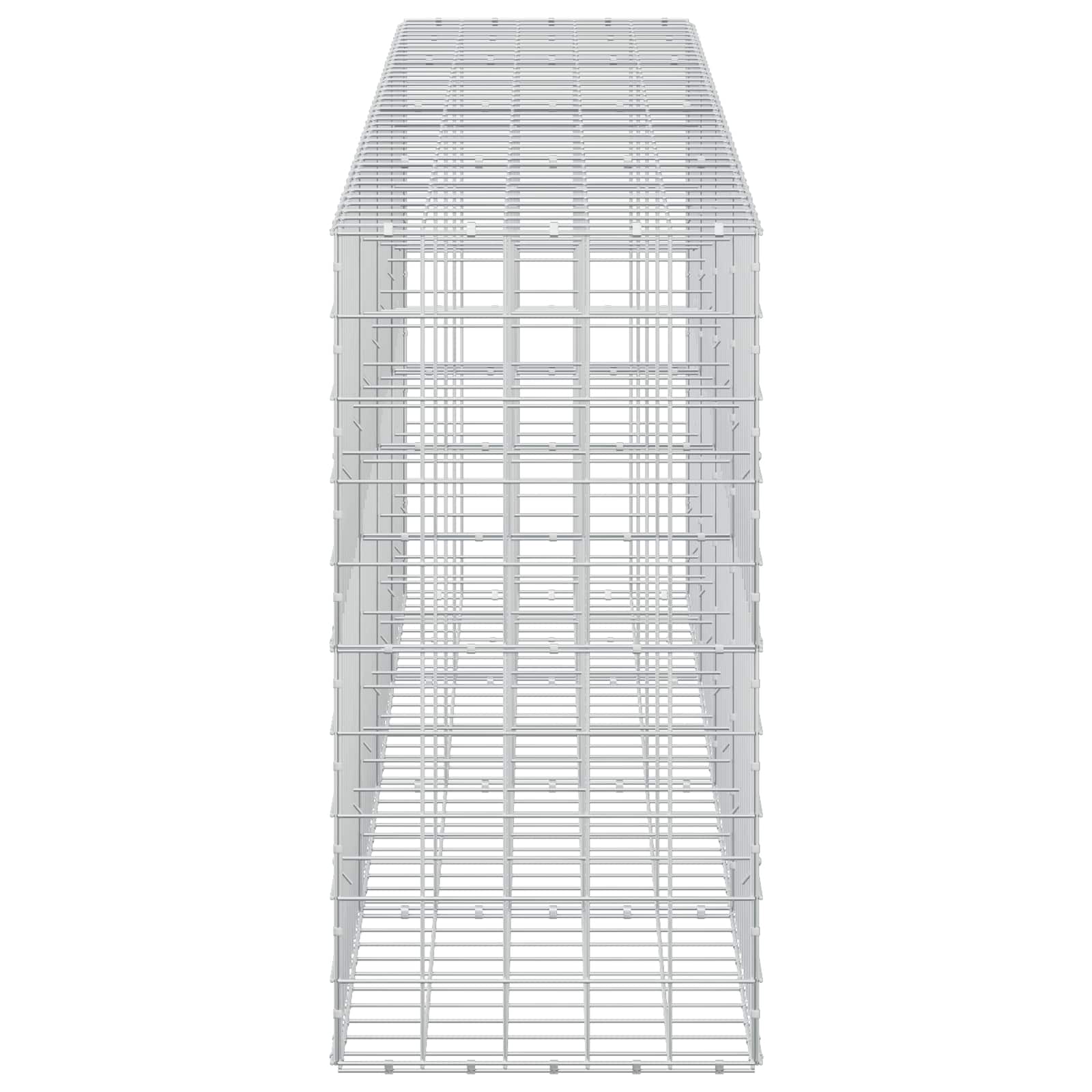 Gabion z žico 5 mm in mrežo 10x10 cm 400x50x100 cm