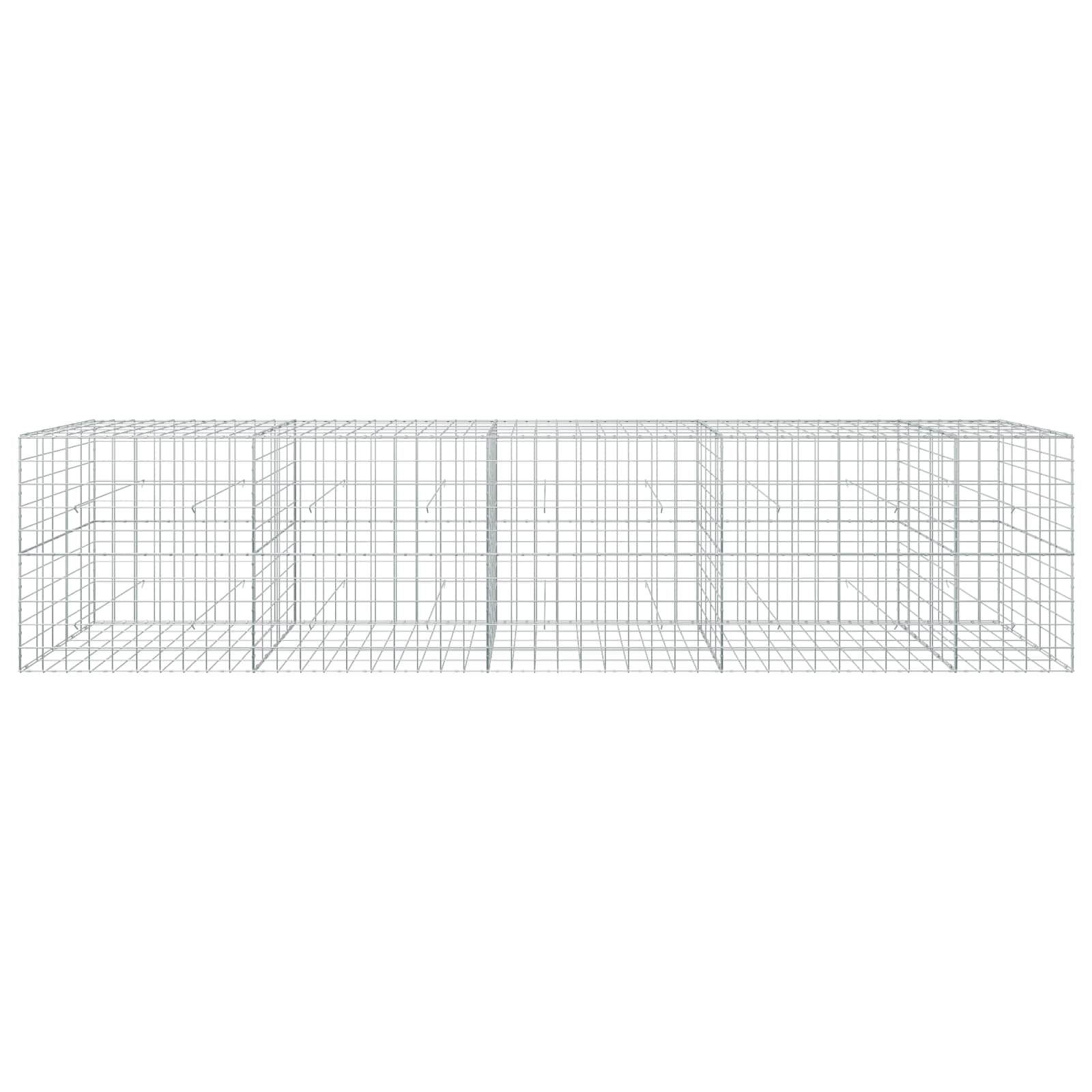 Gabion z žico 5 mm in mrežo 10x10 cm 450x50x100 cm