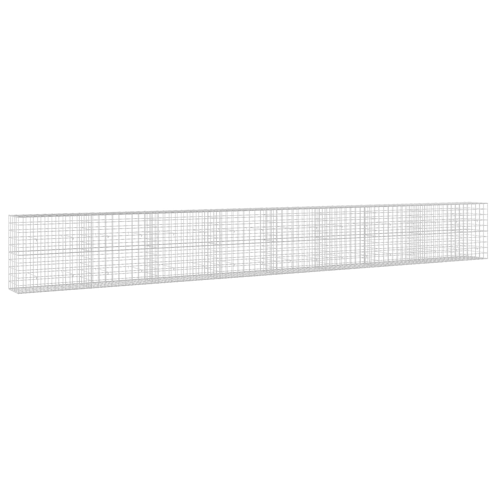 Gabion z žico 5 mm in mrežo 10x10 cm 850x50x100 cm