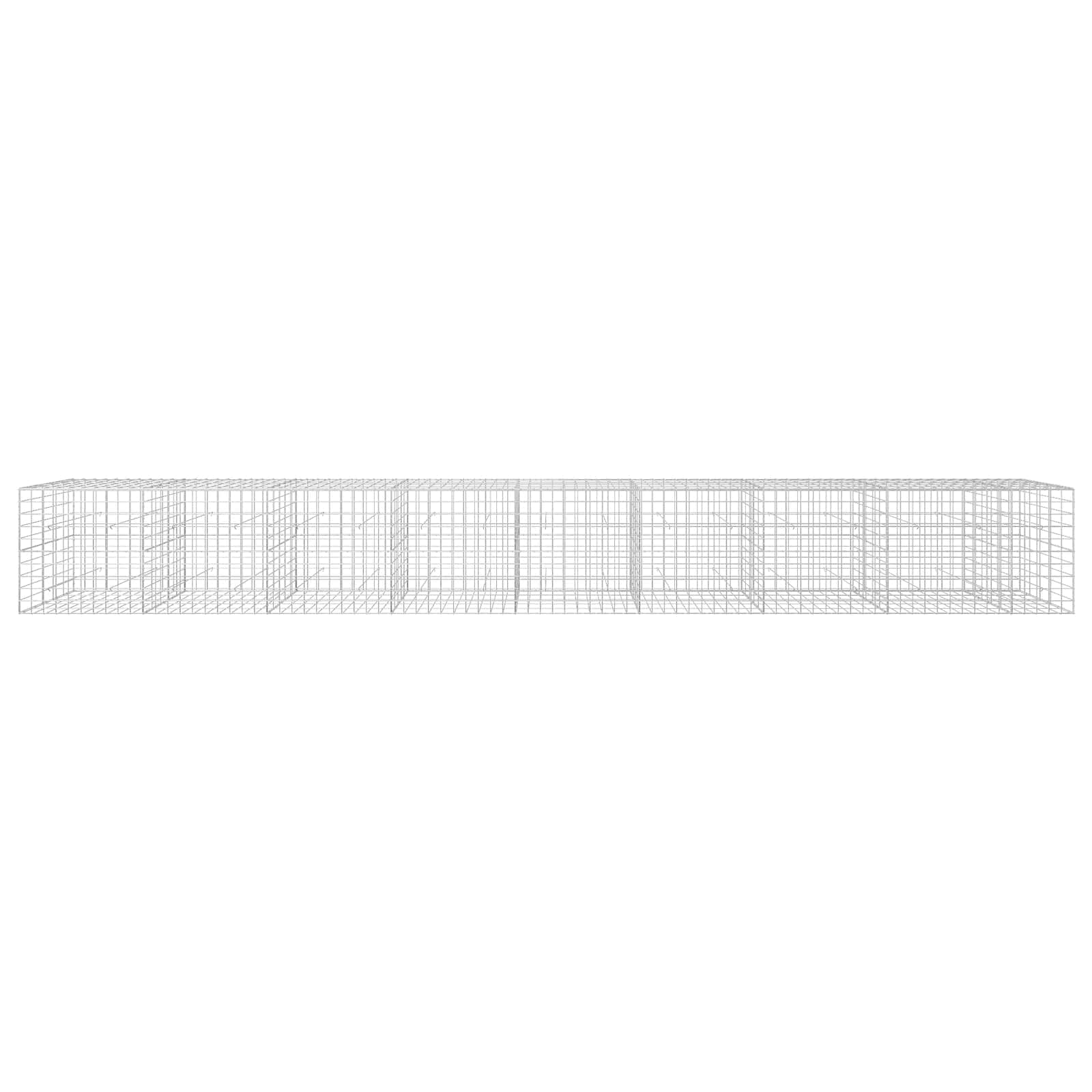 Gabion z žico 5 mm in mrežo 10x10 cm 850x50x100 cm