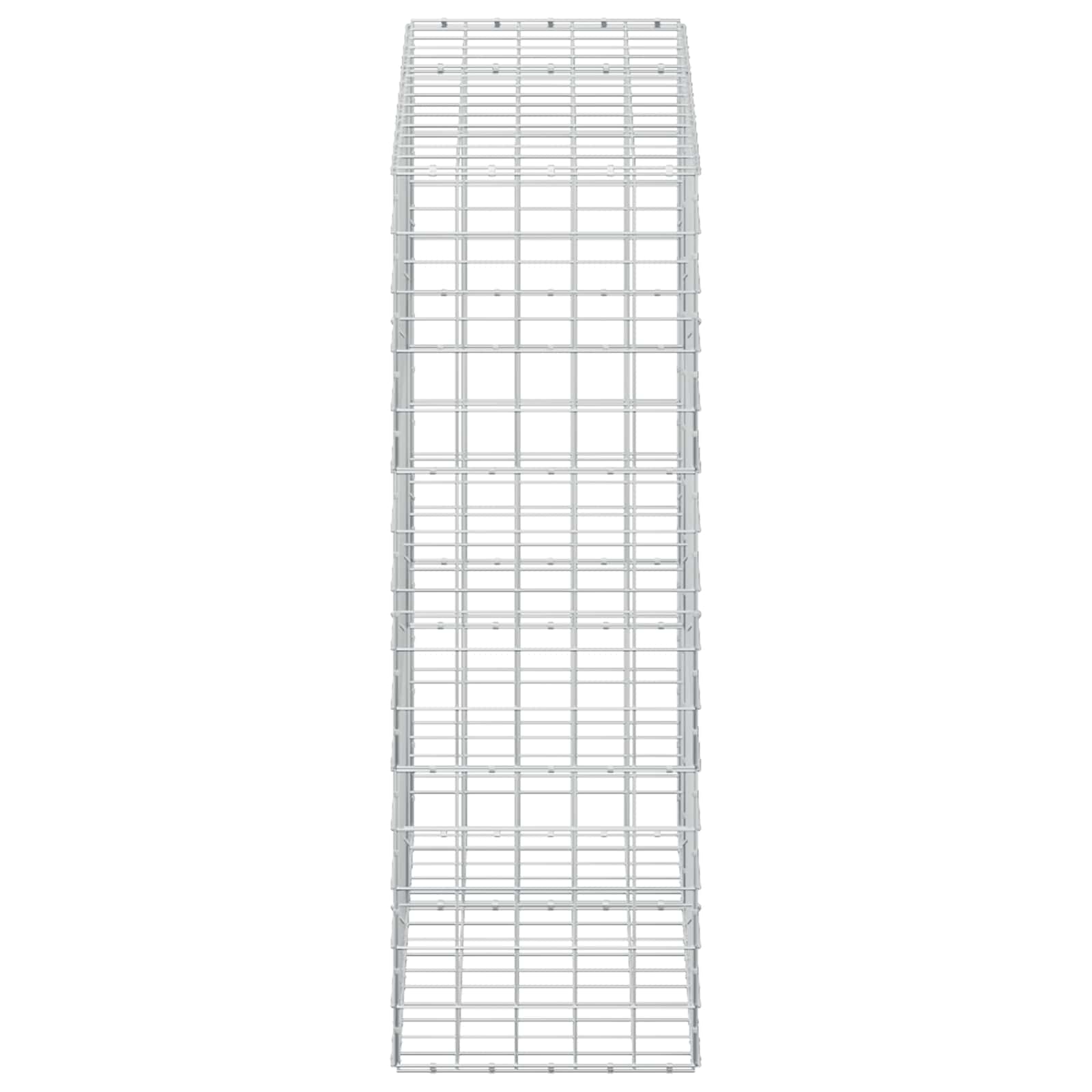 Gabion z žico 5 mm in mrežo 10x10 cm 150x50x150 cm