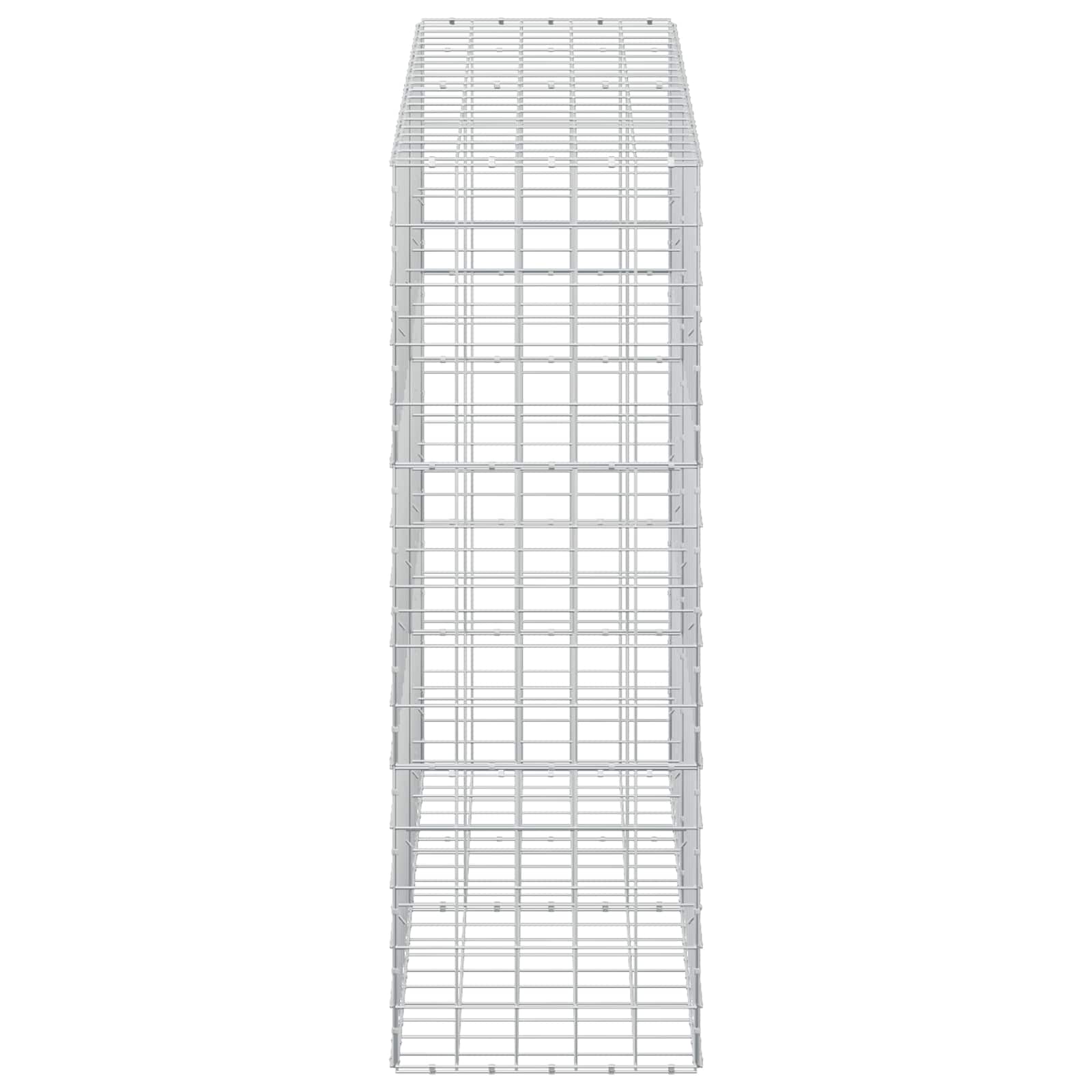 Gabion z žico 5 mm in mrežo 10x10 cm 200x50x150 cm