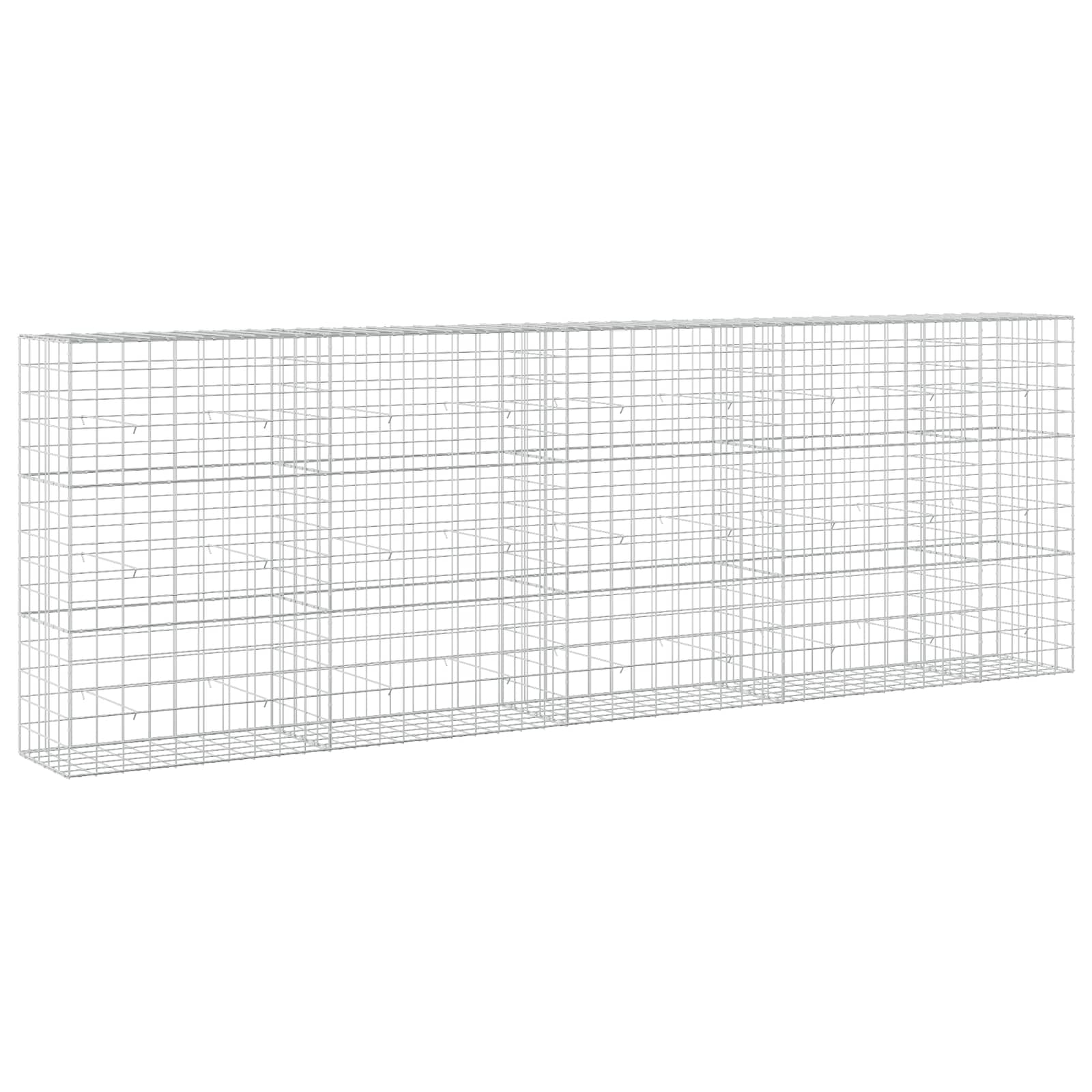 vidaXL Gabion s drátem 5 mm a síťkou 10x10 cm 450x50x150 cm