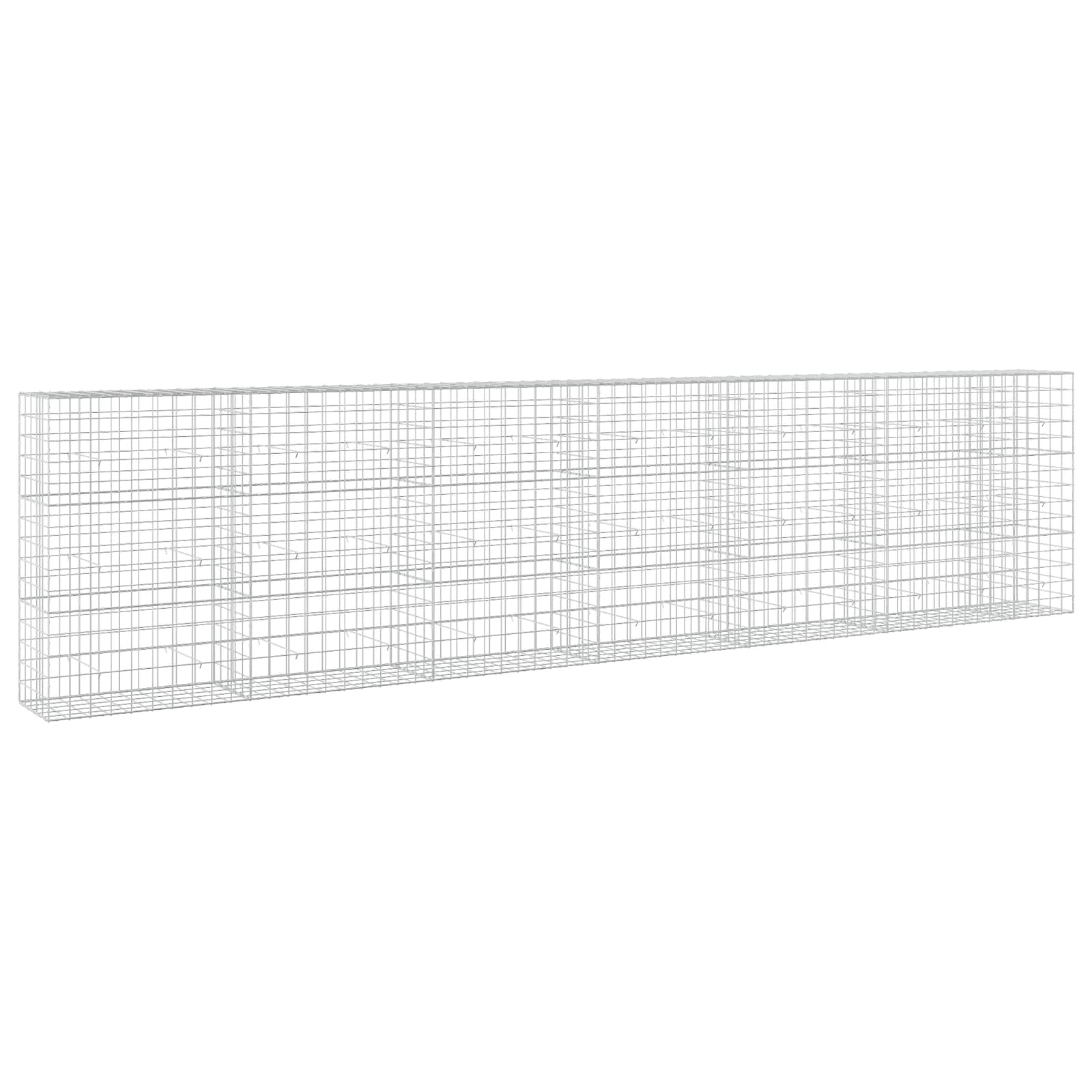Gabion z žico 5 mm in mrežo 10x10 cm 650x50x150 cm