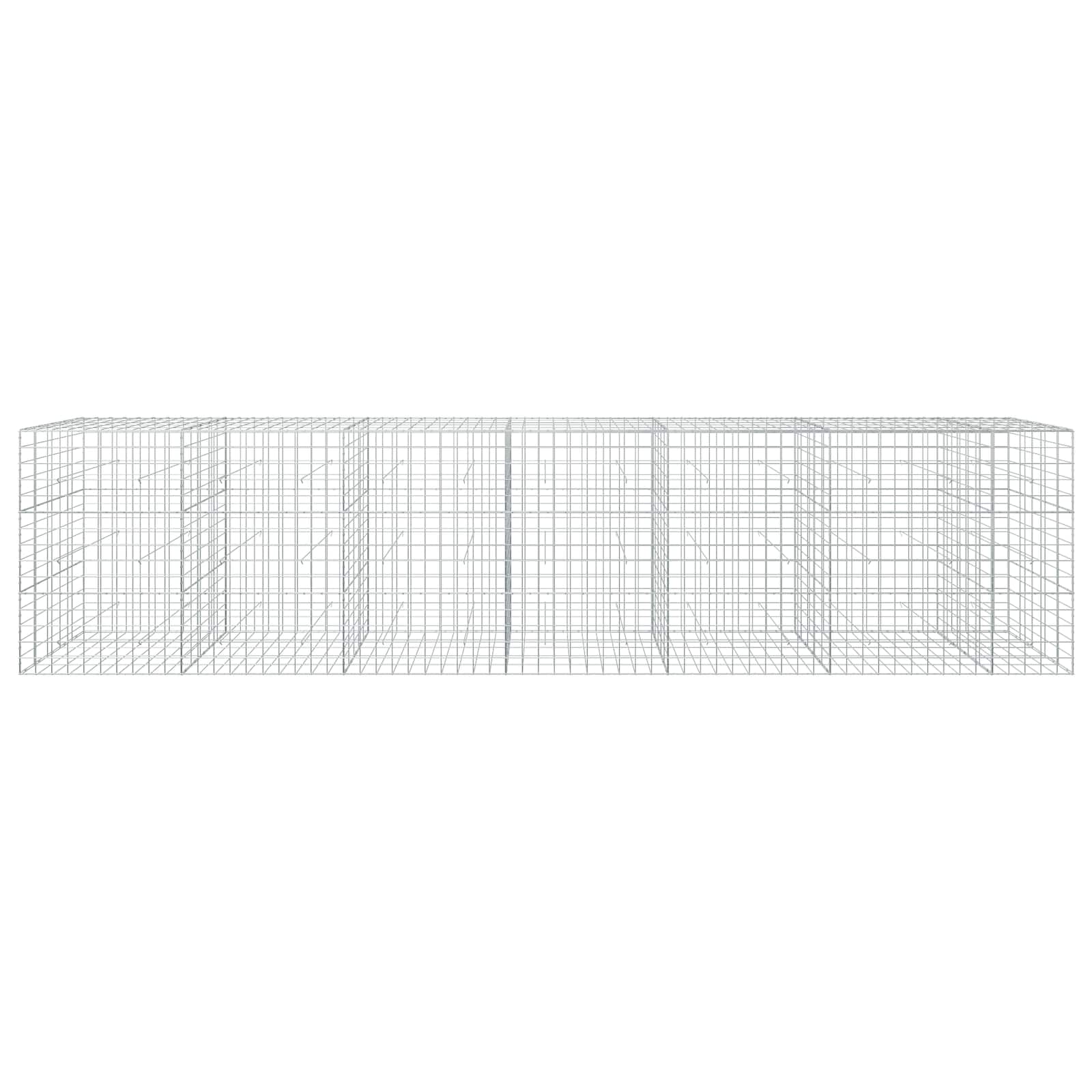 Gabion z žico 5 mm in mrežo 10x10 cm 650x50x150 cm
