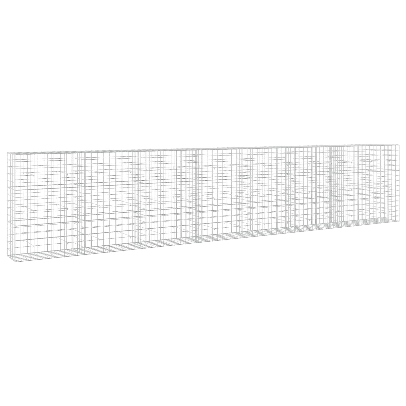 vidaXL Gabion s drátem 5 mm a síťkou 10x10 cm 750x50x150 cm