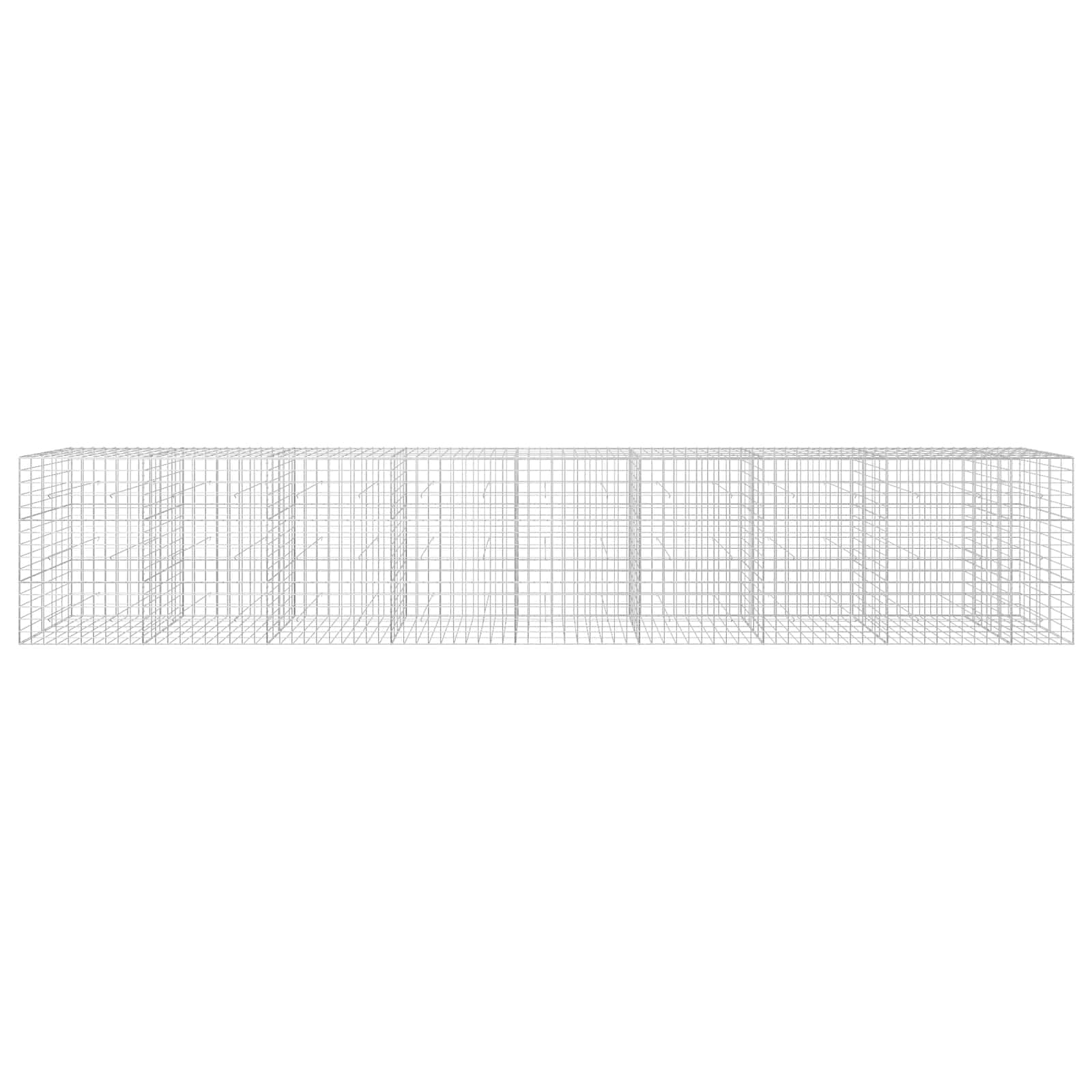 Gabion z žico 5 mm in mrežo 10x10 cm 850x50x150 cm