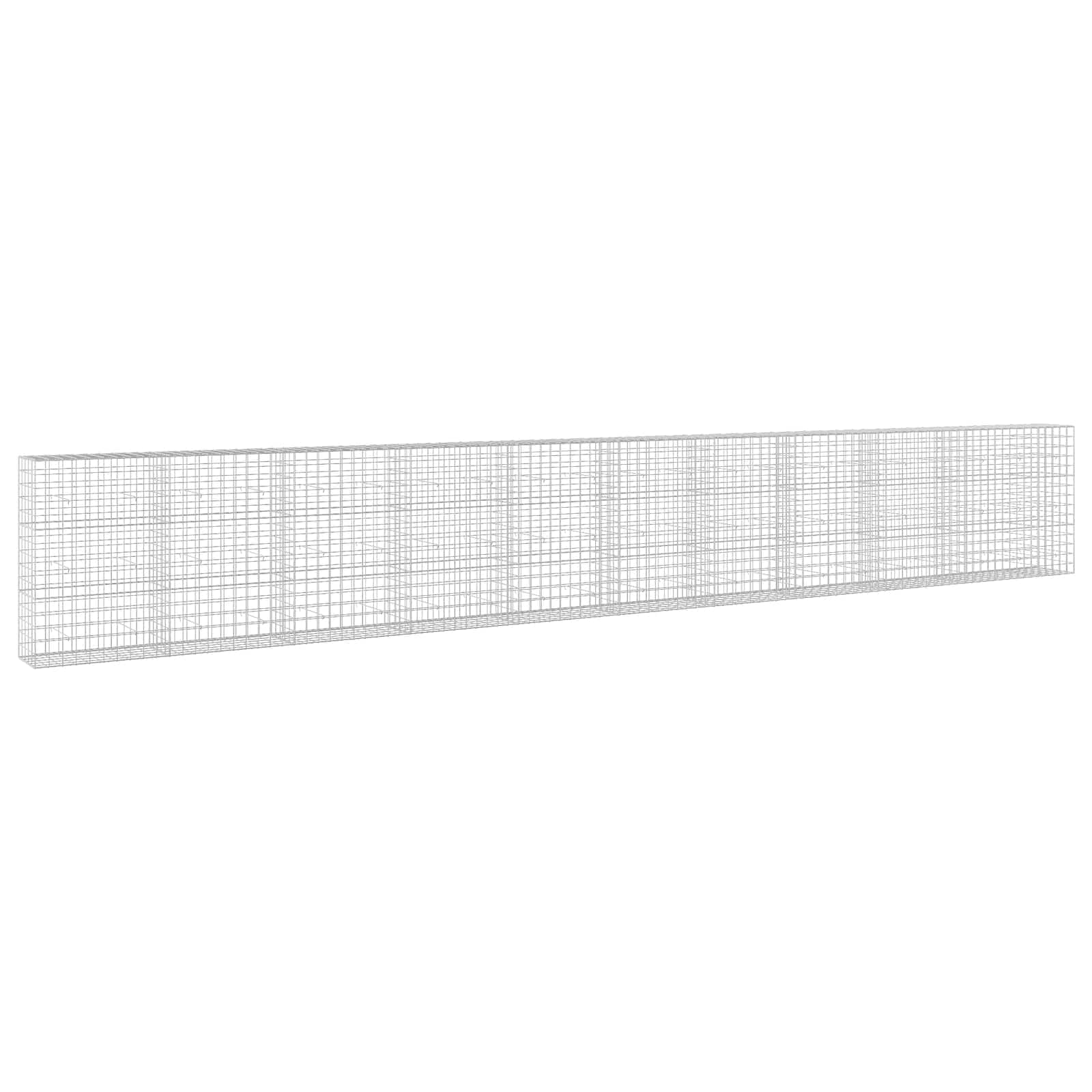 Gabion z žico 5 mm in mrežo 10x10 cm 1050x50x150 cm