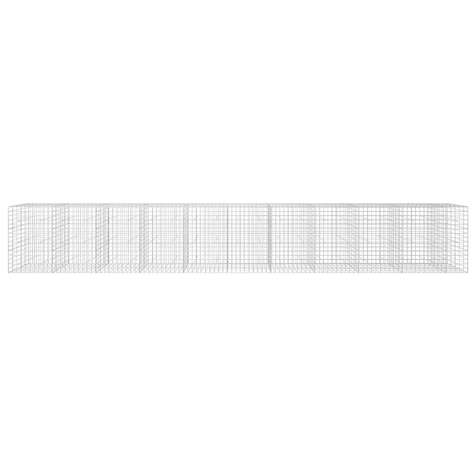 Gabion z žico 5 mm in mrežo 10x10 cm 1050x50x150 cm