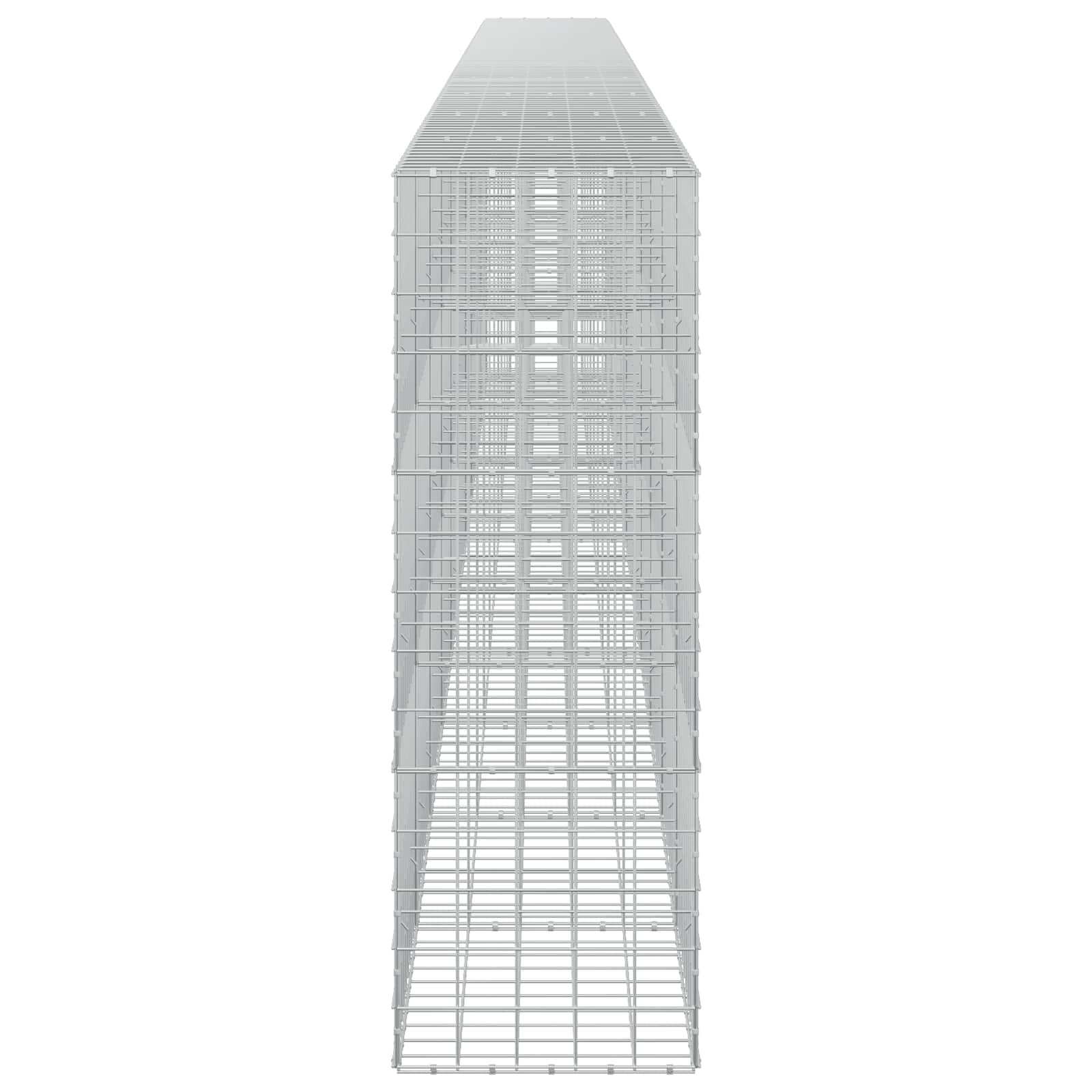 Gabion z žico 5 mm in mrežo 10x10 cm 1050x50x150 cm