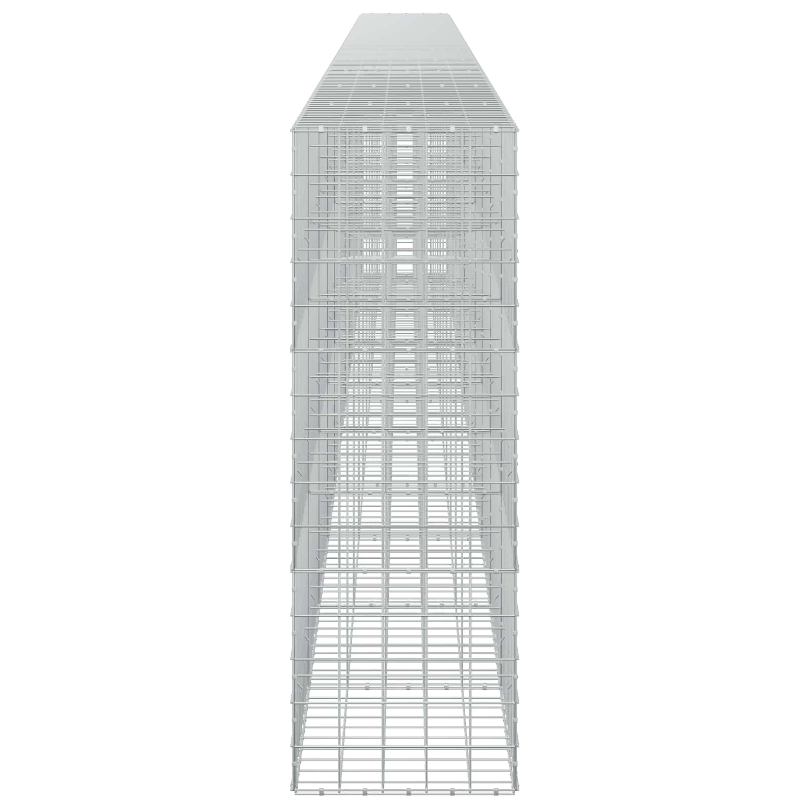 Gabion z žico 5 mm in mrežo 10x10 cm 1100x50x150 cm