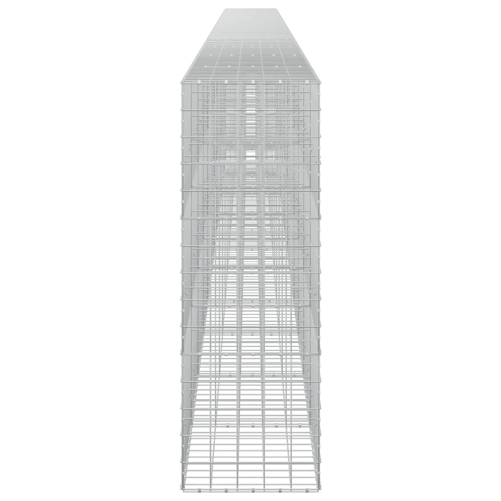 Gabion z žico 5 mm in mrežo 10x10 cm 1200x50x150 cm