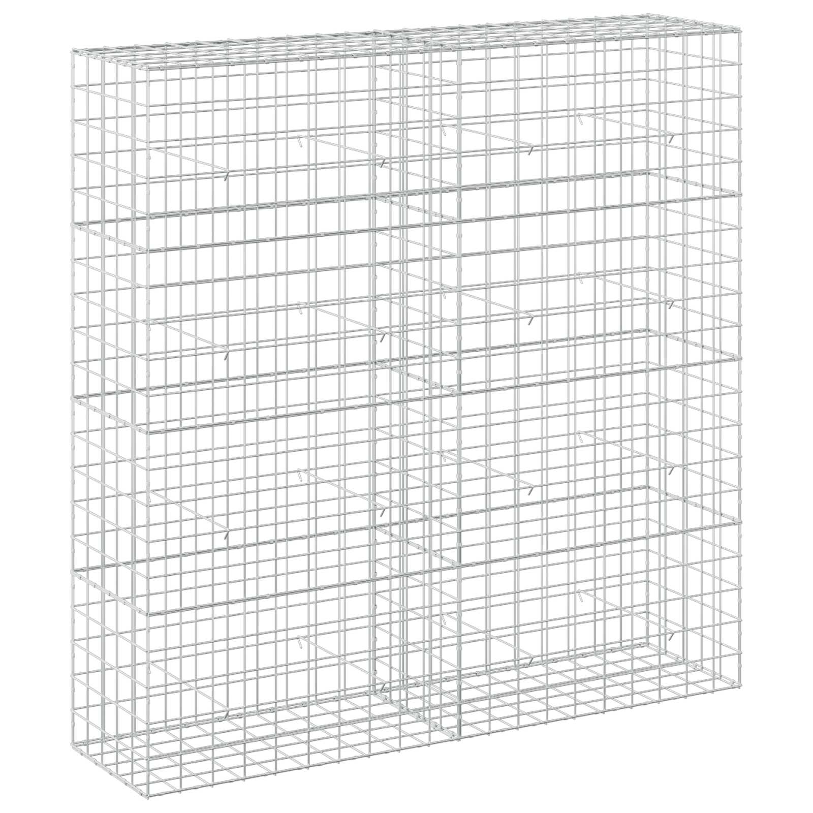 vidaXL Gabion s drátem 5 mm a síťkou 10x10 cm 200x50x200 cm