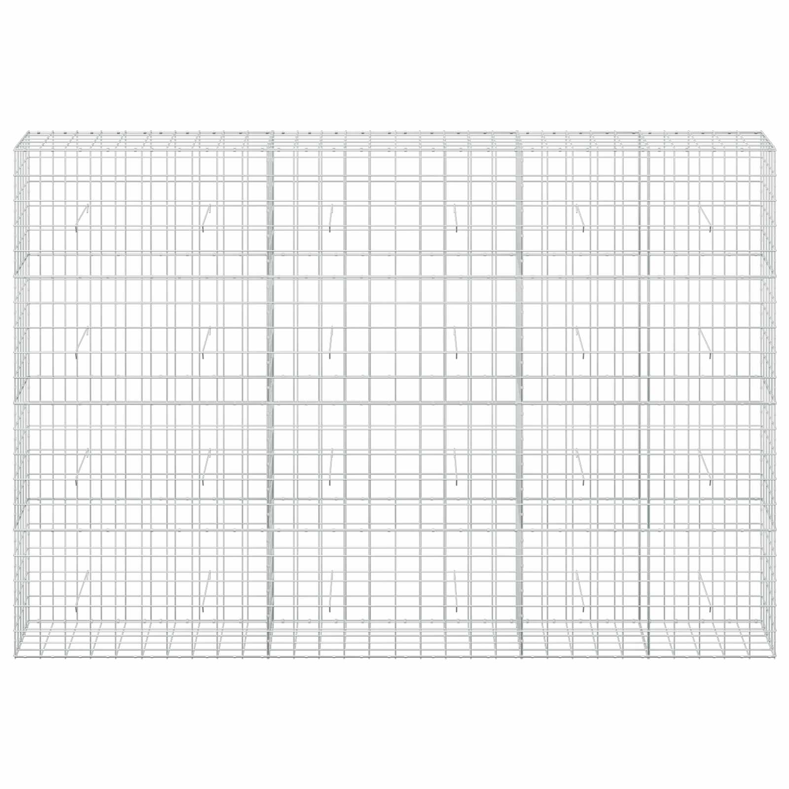 Gabion z žico 5 mm in mrežo 10x10 cm 300x50x200 cm