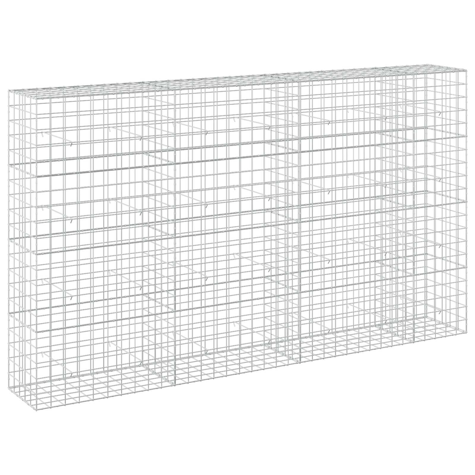 vidaXL Gabion s drátem 5 mm a síťkou 10x10 cm 350x50x200 cm