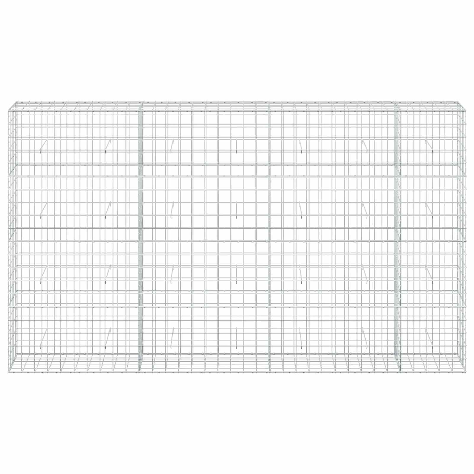 Gabion z žico 5 mm in mrežo 10x10 cm 350x50x200 cm