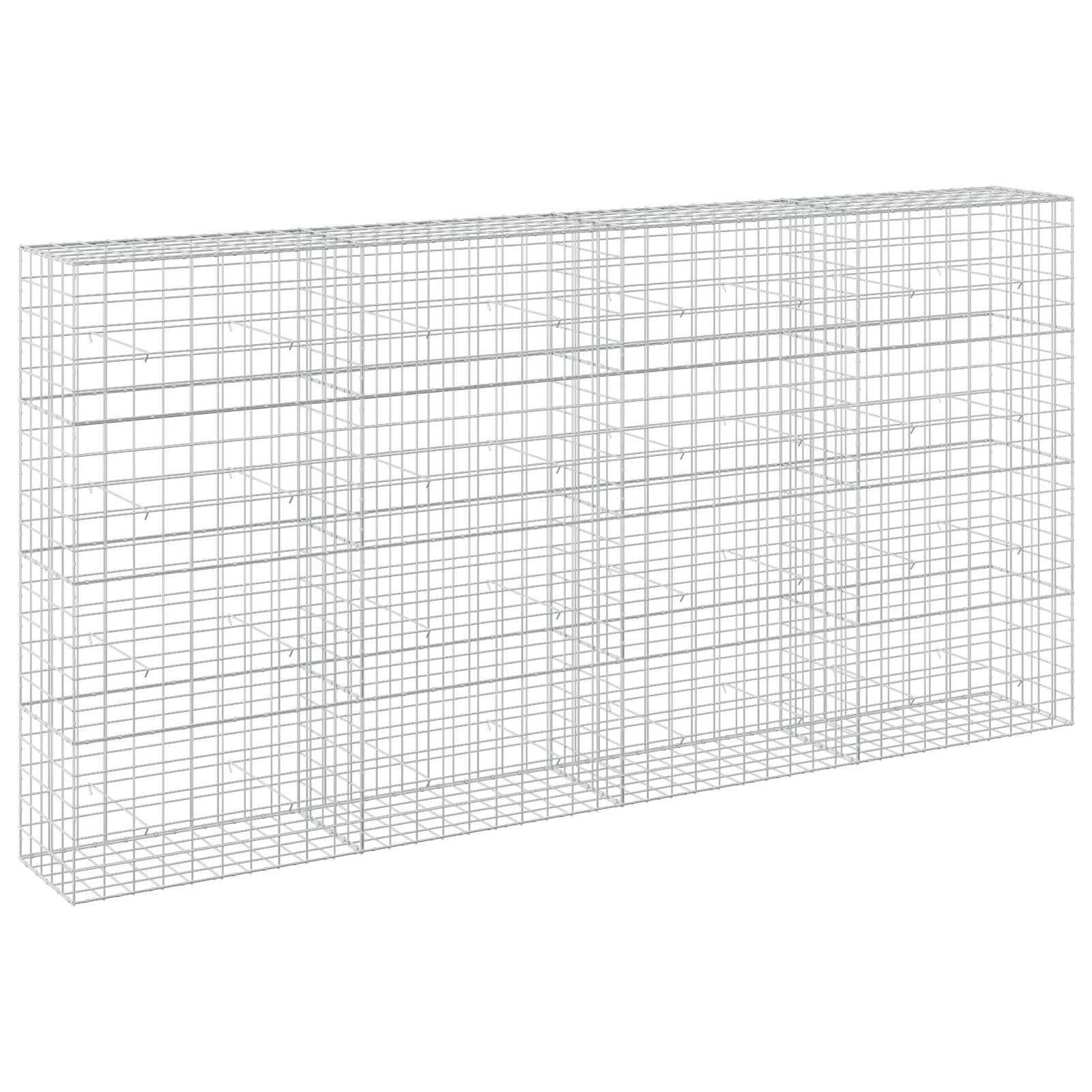 Gabion z žico 5 mm in mrežo 10x10 cm 400x50x200 cm