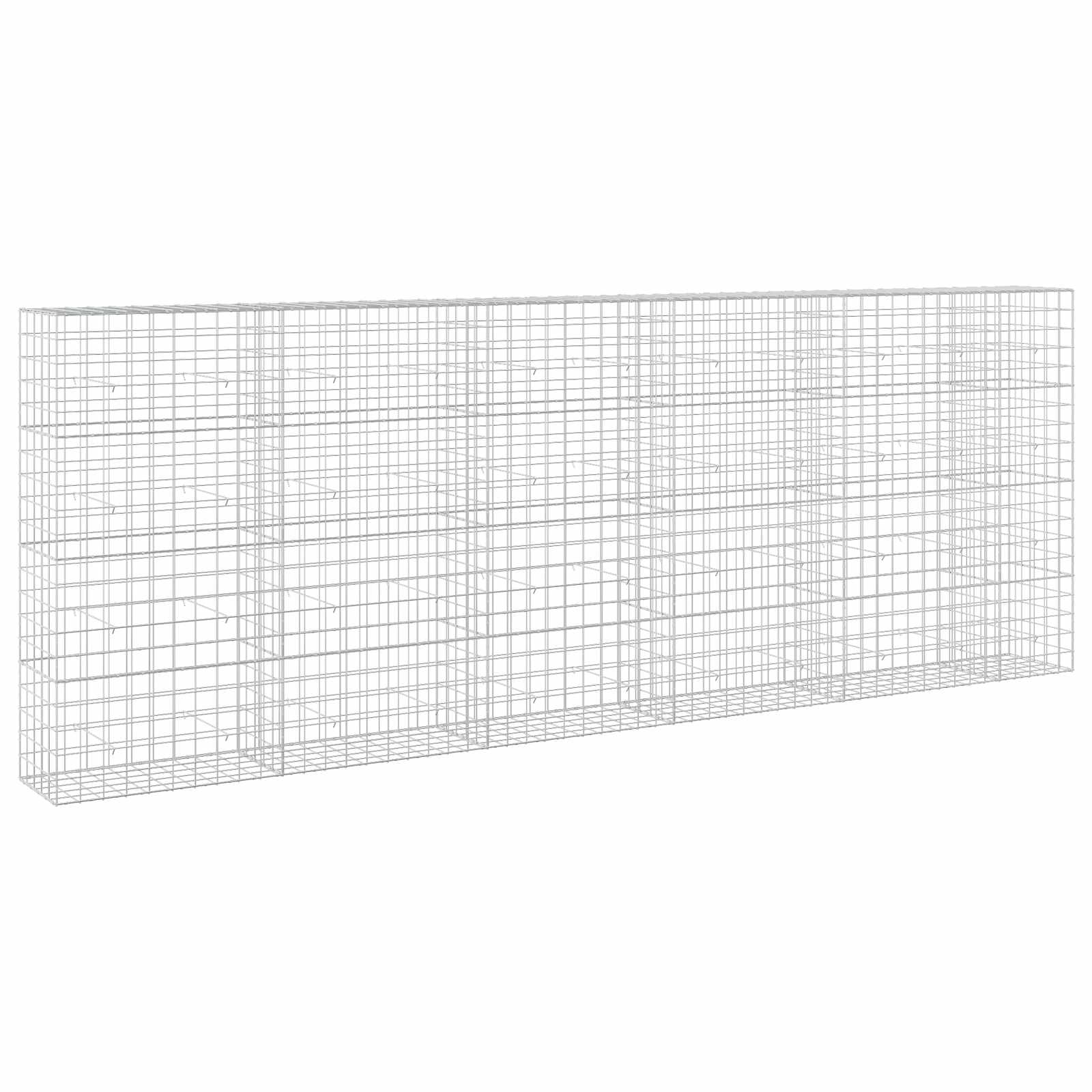vidaXL Gabion s drátem 5 mm a síťkou 10x10 cm 550x50x200 cm