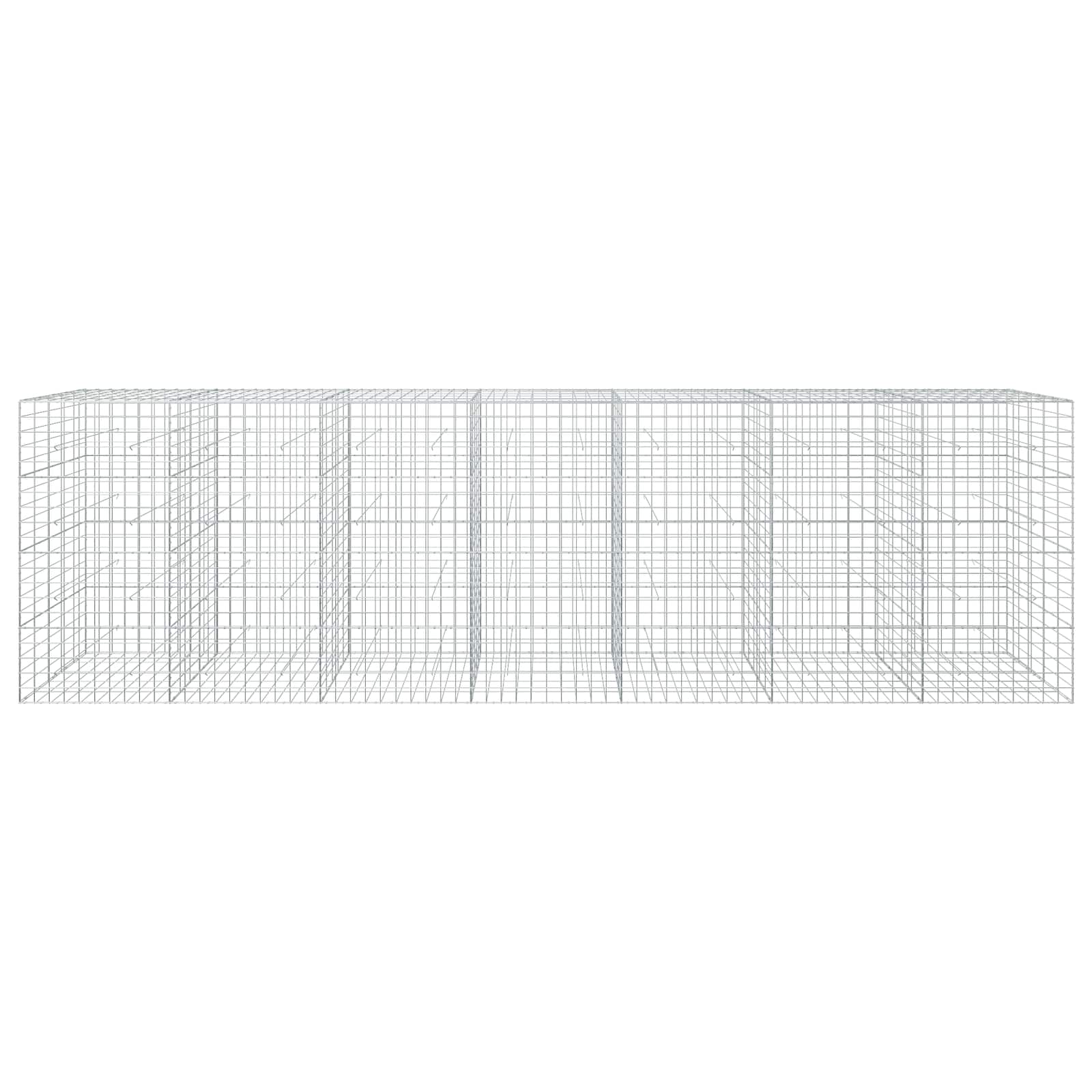 Gabion z žico 5 mm in mrežo 10x10 cm 700x50x200 cm