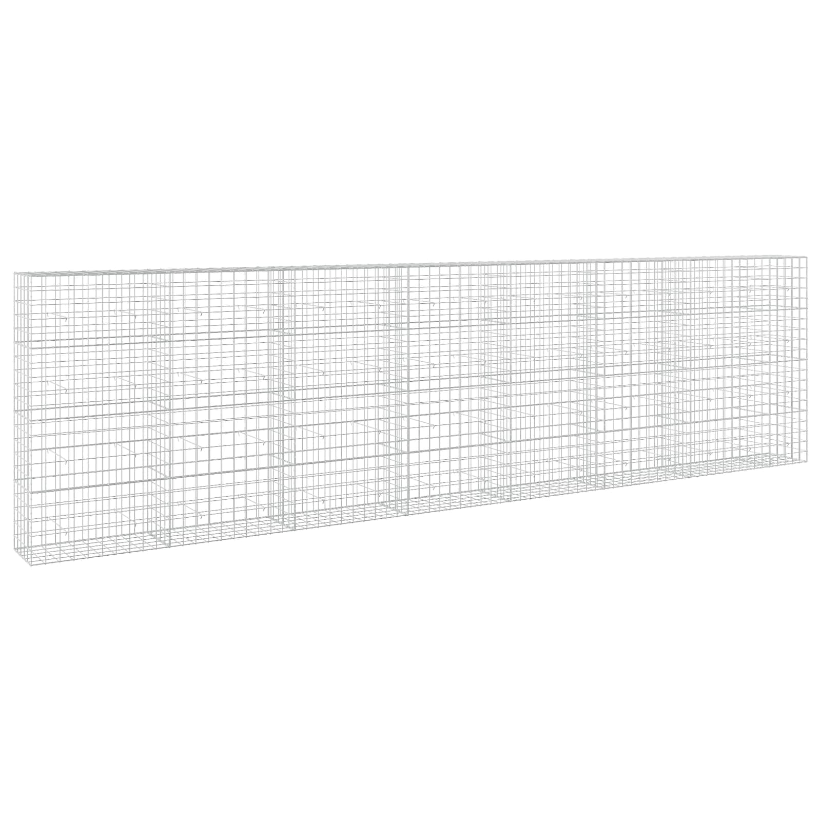Gabion z žico 5 mm in mrežo 10x10 cm 750x50x200 cm