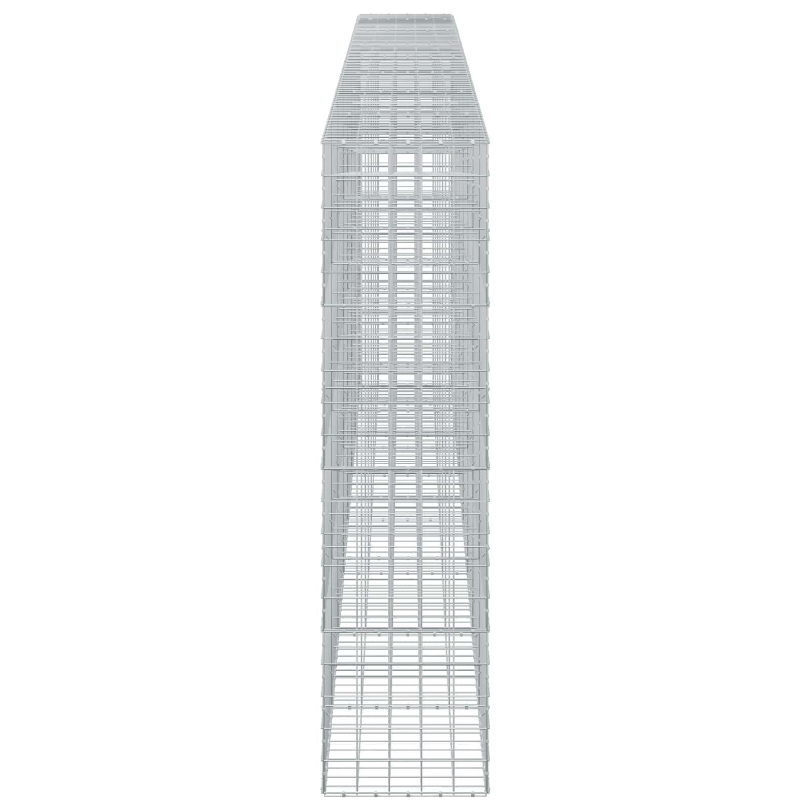 Gabion z žico 5 mm in mrežo 10x10 cm 750x50x200 cm