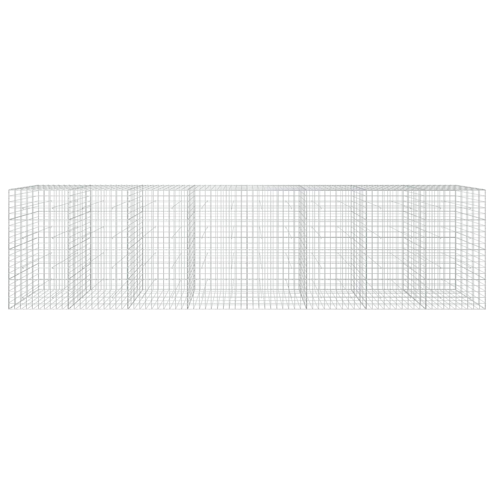Gabion z žico 5 mm in mrežo 10x10 cm 800x50x200 cm