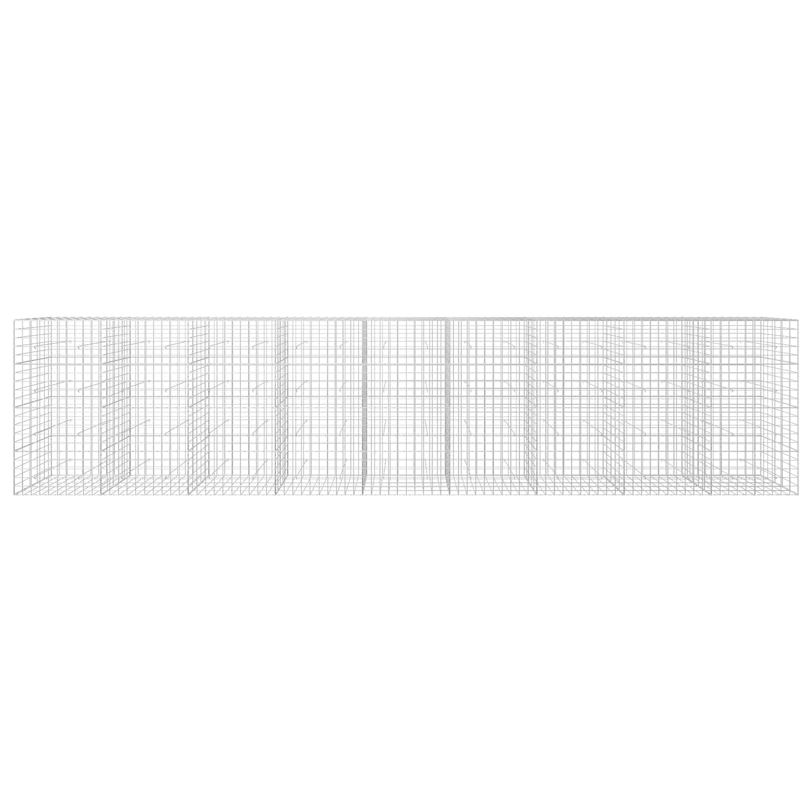 Gabion z žico 5 mm in mrežo 10x10 cm 900x50x200 cm
