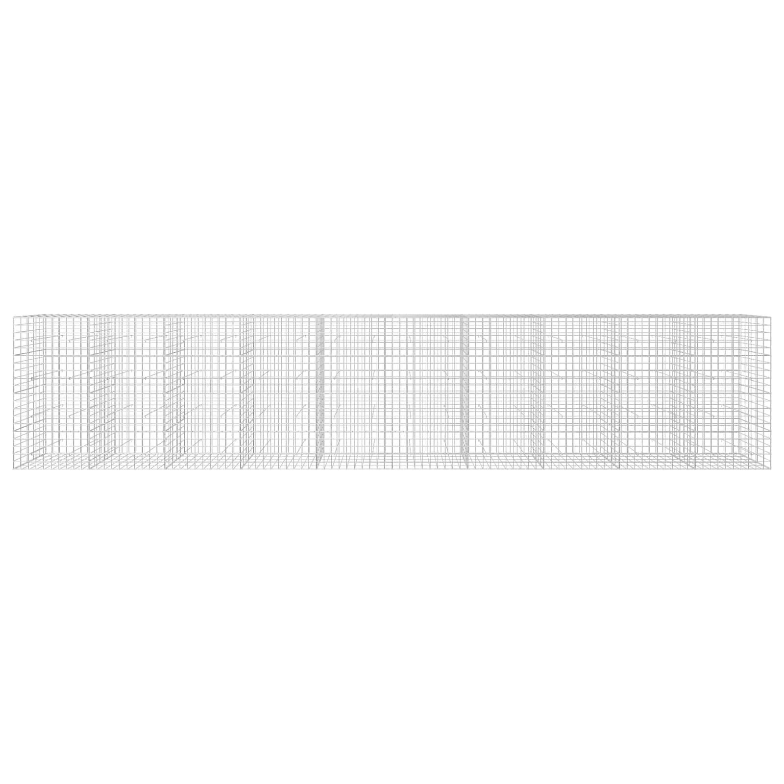 Gabion z žico 5 mm in mrežo 10x10 cm 1000x50x200 cm