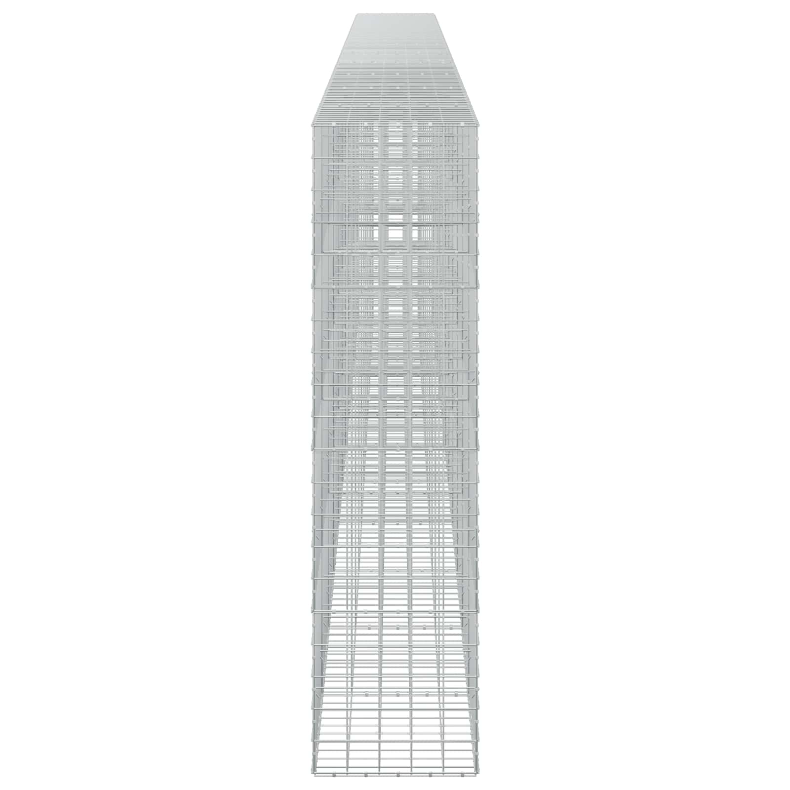 Gabion z žico 5 mm in mrežo 10x10 cm 1100x50x200 cm