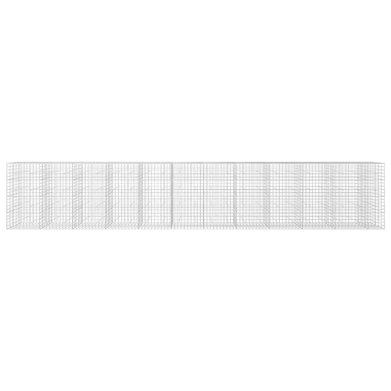 Gabion z žico 5 mm in mrežo 10x10 cm 1150x50x200 cm