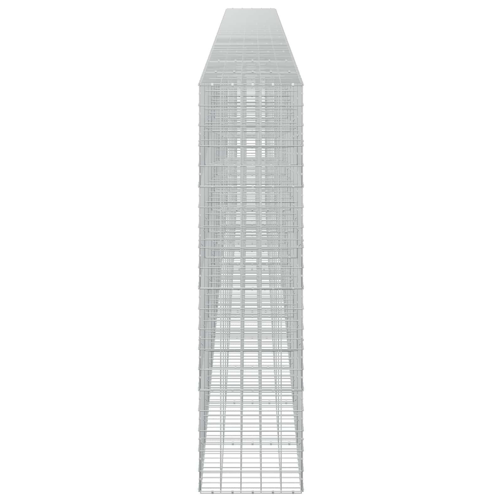 Gabion z žico 5 mm in mrežo 10x10 cm 1150x50x200 cm