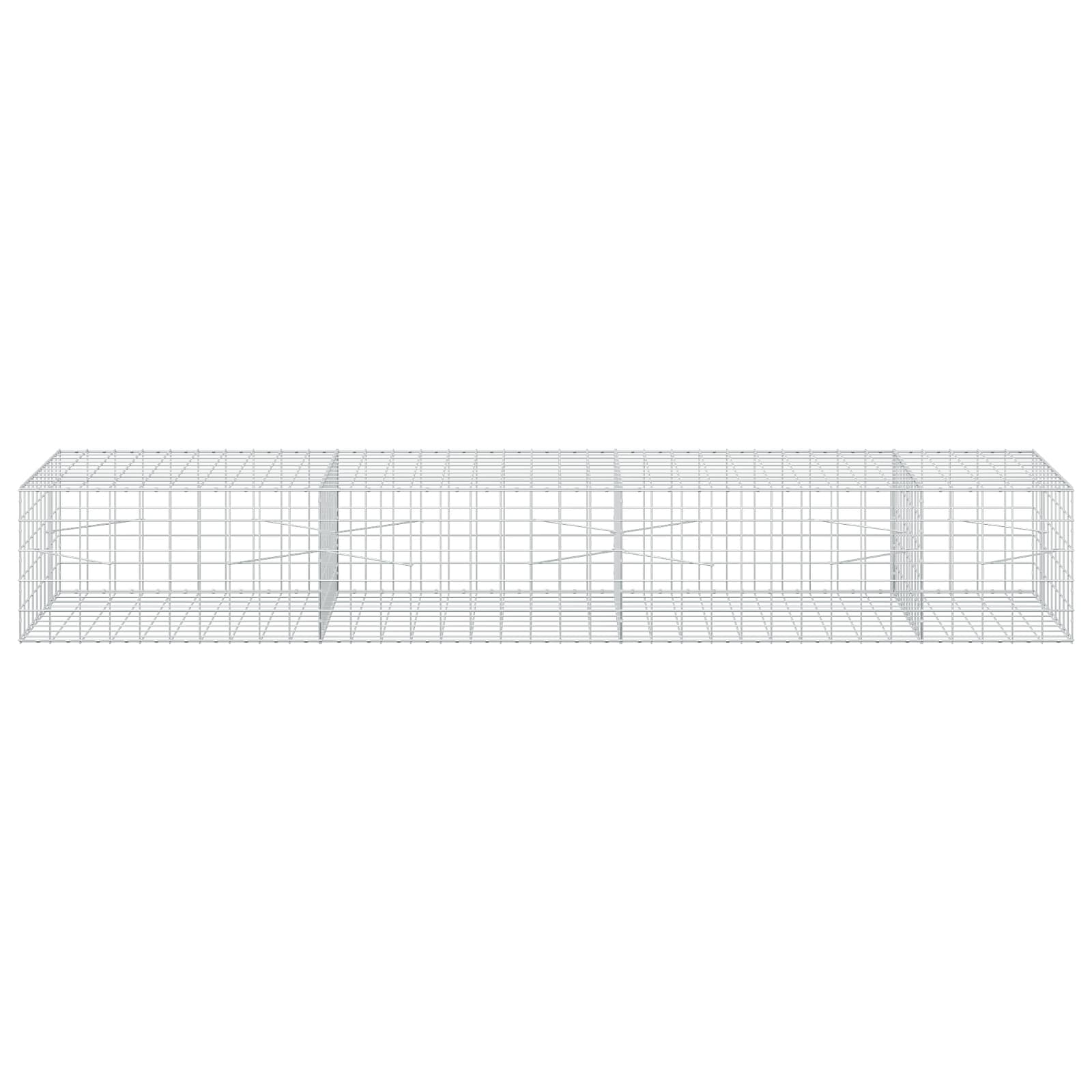 Gabion z žico 5 mm in mrežo 10x10 cm 350x100x50 cm