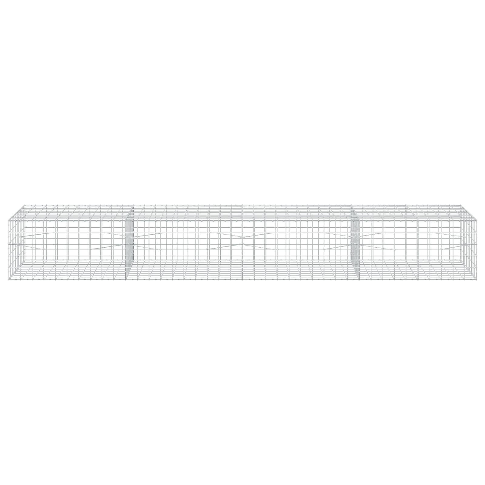 Gabion z žico 5 mm in mrežo 10x10 cm 400x100x50 cm