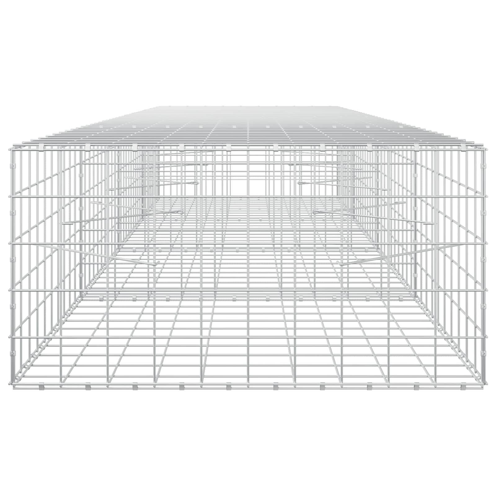 Gabion z žico 5 mm in mrežo 10x10 cm 400x100x50 cm