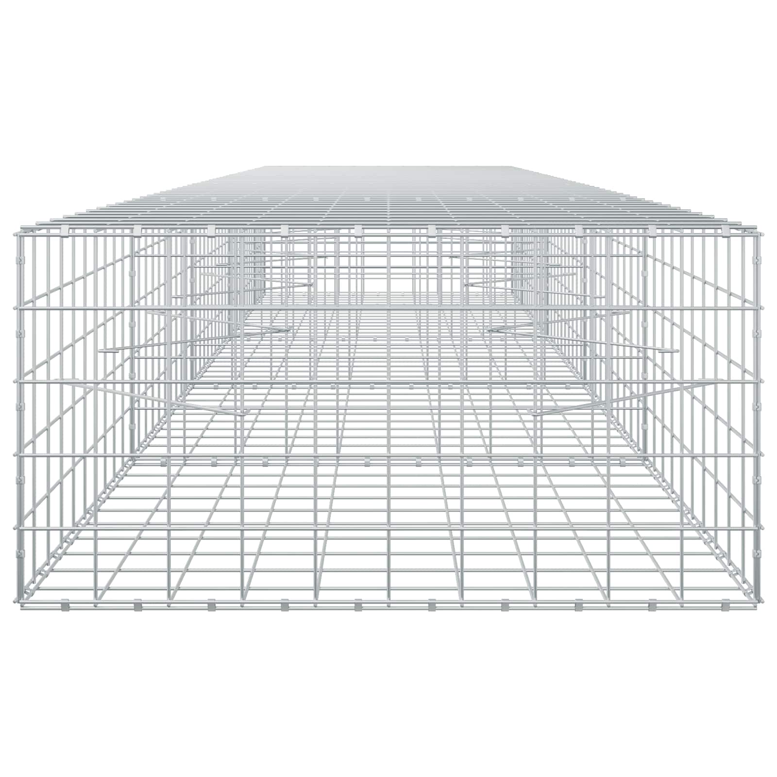 Gabion z žico 5 mm in mrežo 10x10 cm 450x100x50 cm