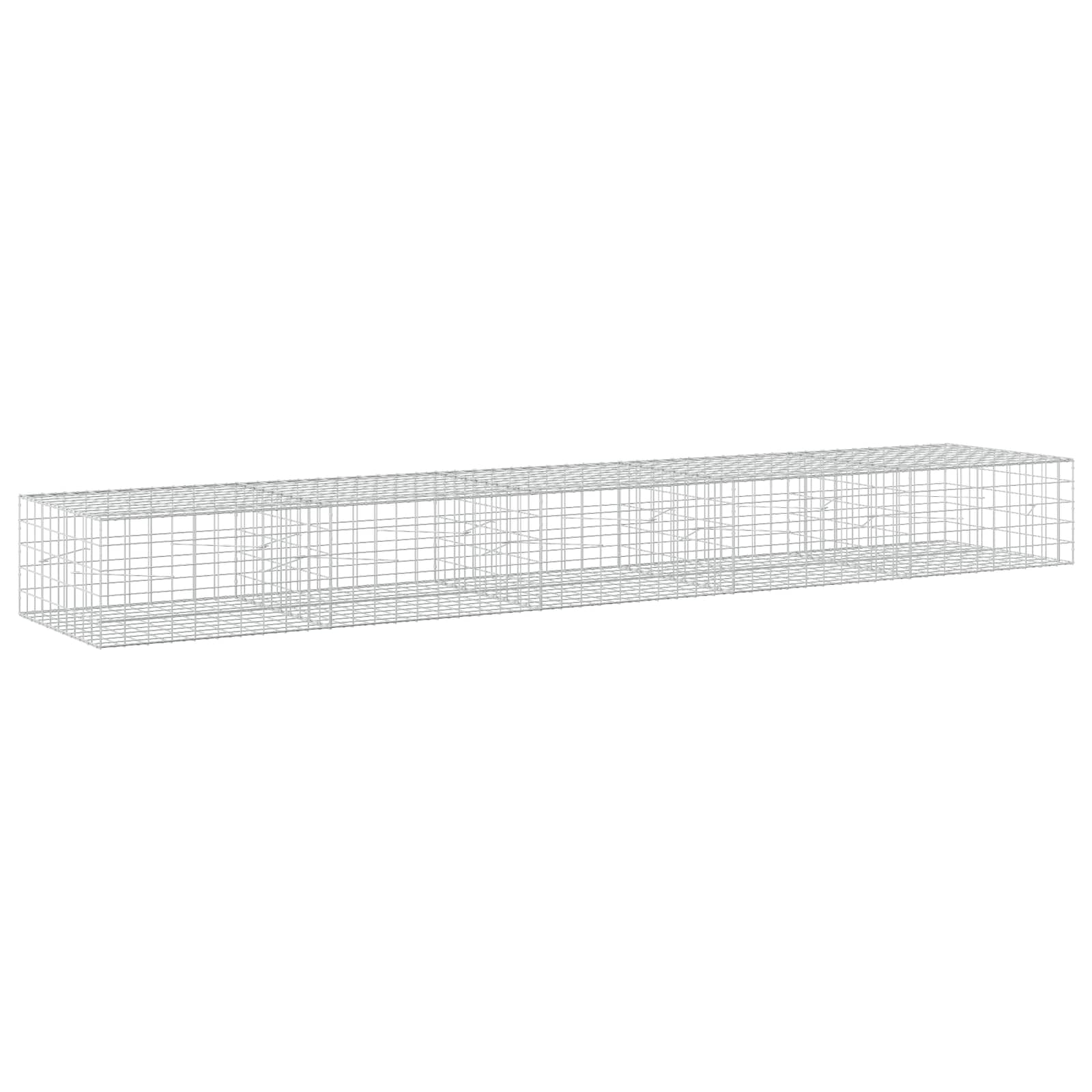 Gabion z žico 5 mm in mrežo 10x10 cm 500x100x50 cm