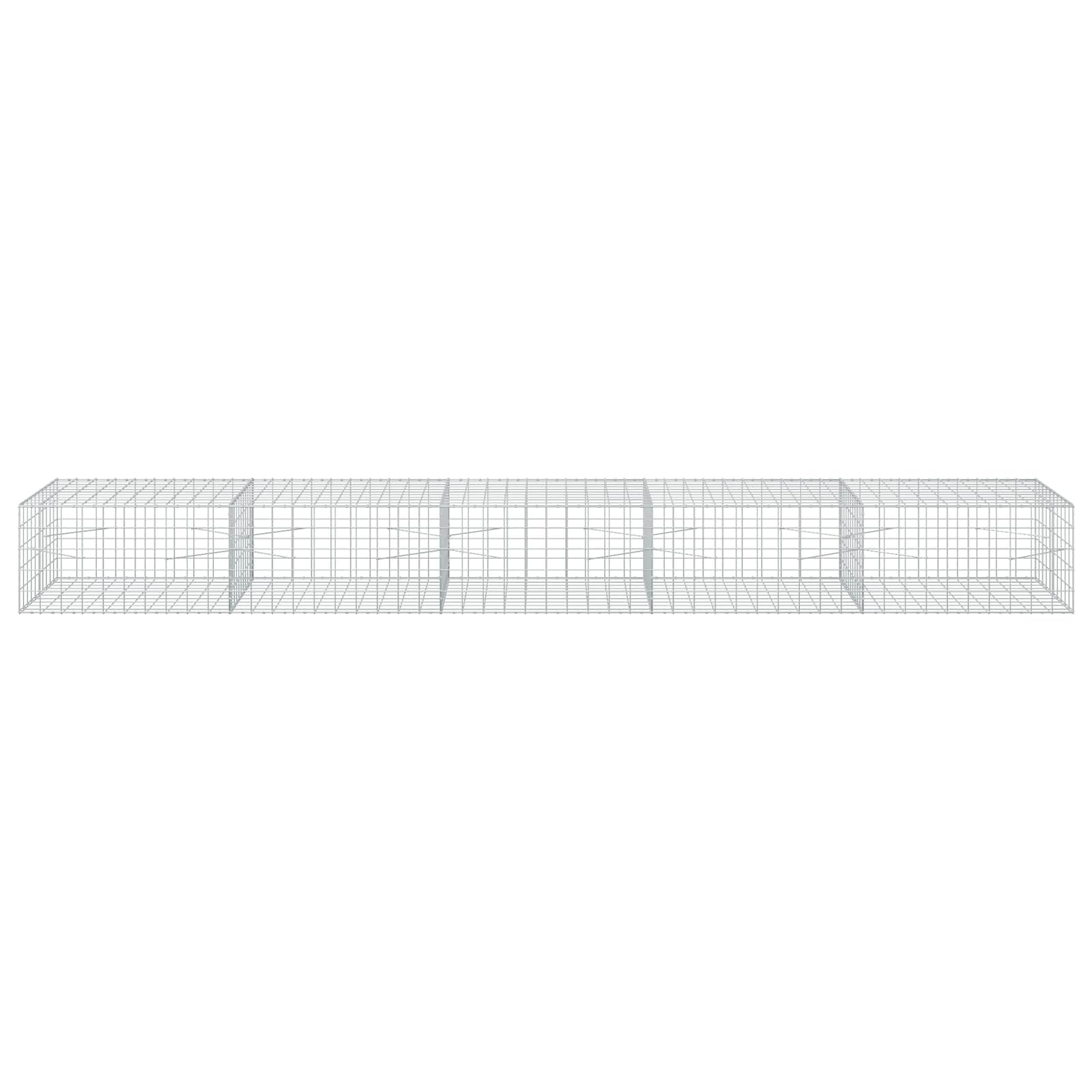 Gabion z žico 5 mm in mrežo 10x10 cm 500x100x50 cm