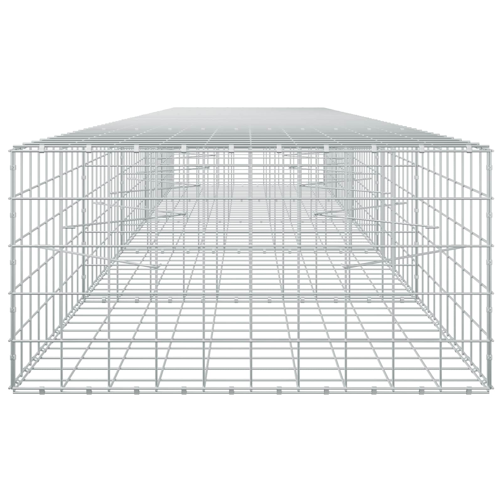 Gabion z žico 5 mm in mrežo 10x10 cm 500x100x50 cm