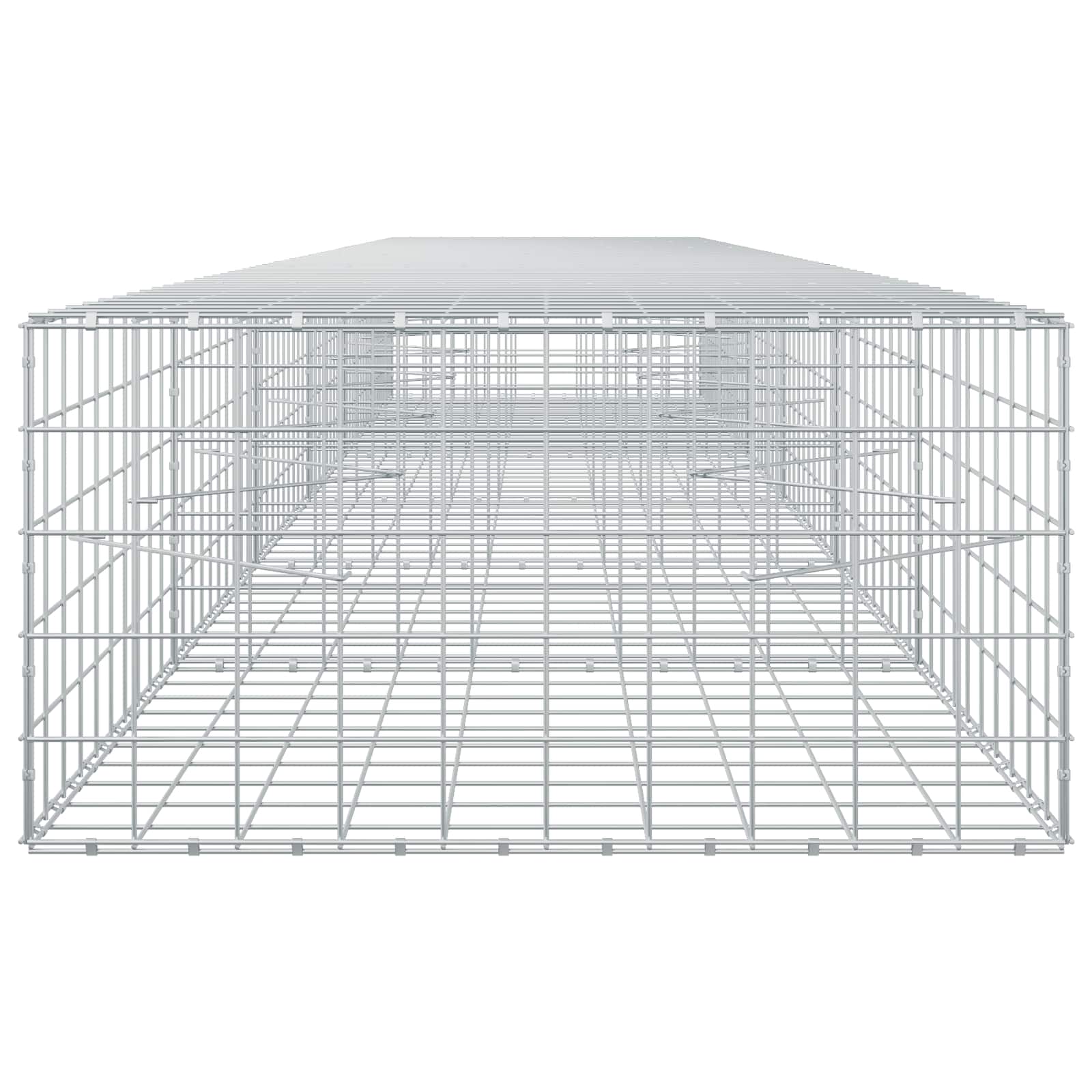 Gabion z žico 5 mm in mrežo 10x10 cm 600x100x50 cm