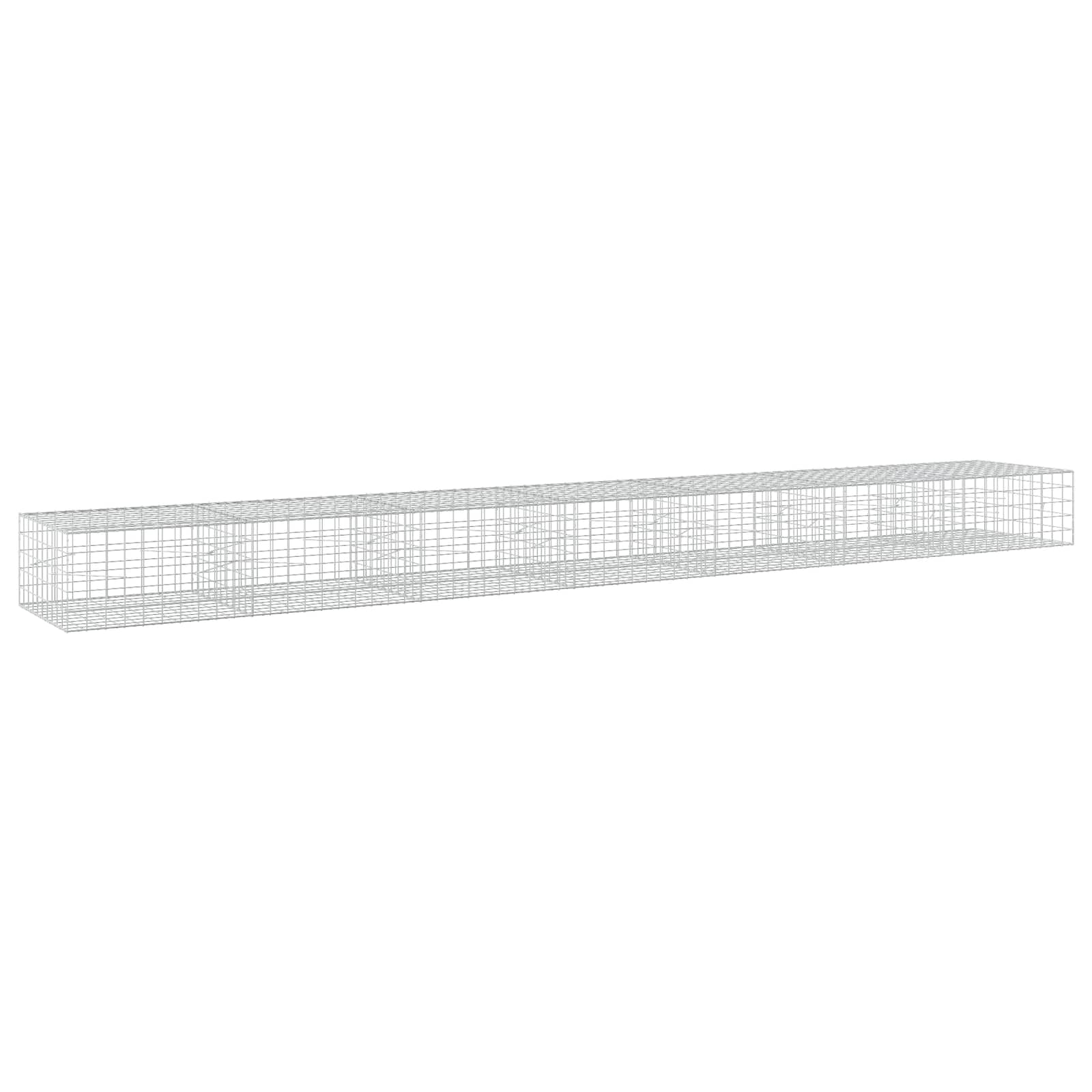 Gabion z žico 5 mm in mrežo 10x10 cm 700x100x50 cm