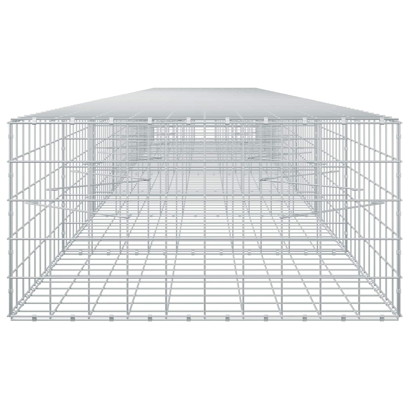 Gabion z žico 5 mm in mrežo 10x10 cm 750x100x50 cm