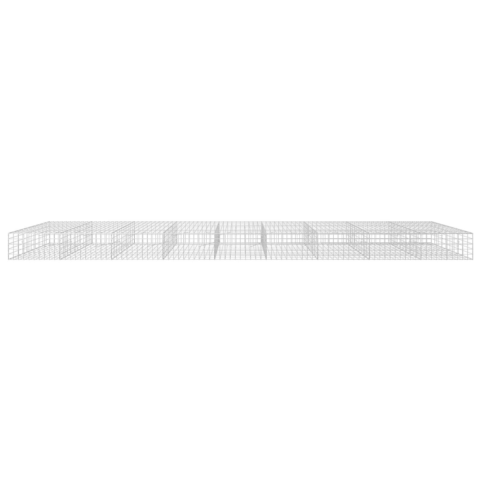 Gabion z žico 5 mm in mrežo 10x10 cm 900x100x50 cm