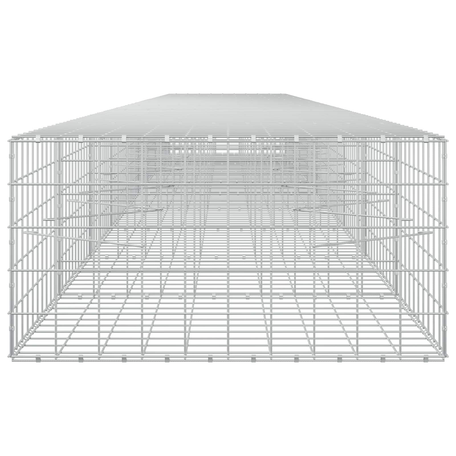 Gabion z žico 5 mm in mrežo 10x10 cm 950x100x50 cm